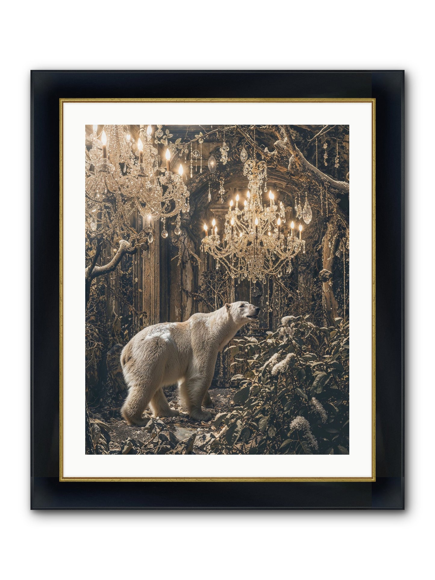 It's More Than Enough Framed Print - Wide Black w/Gold 24x30