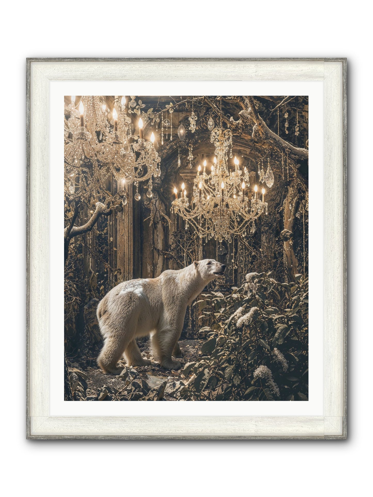 It's More Than Enough Framed Print - Driftwood White 32x40