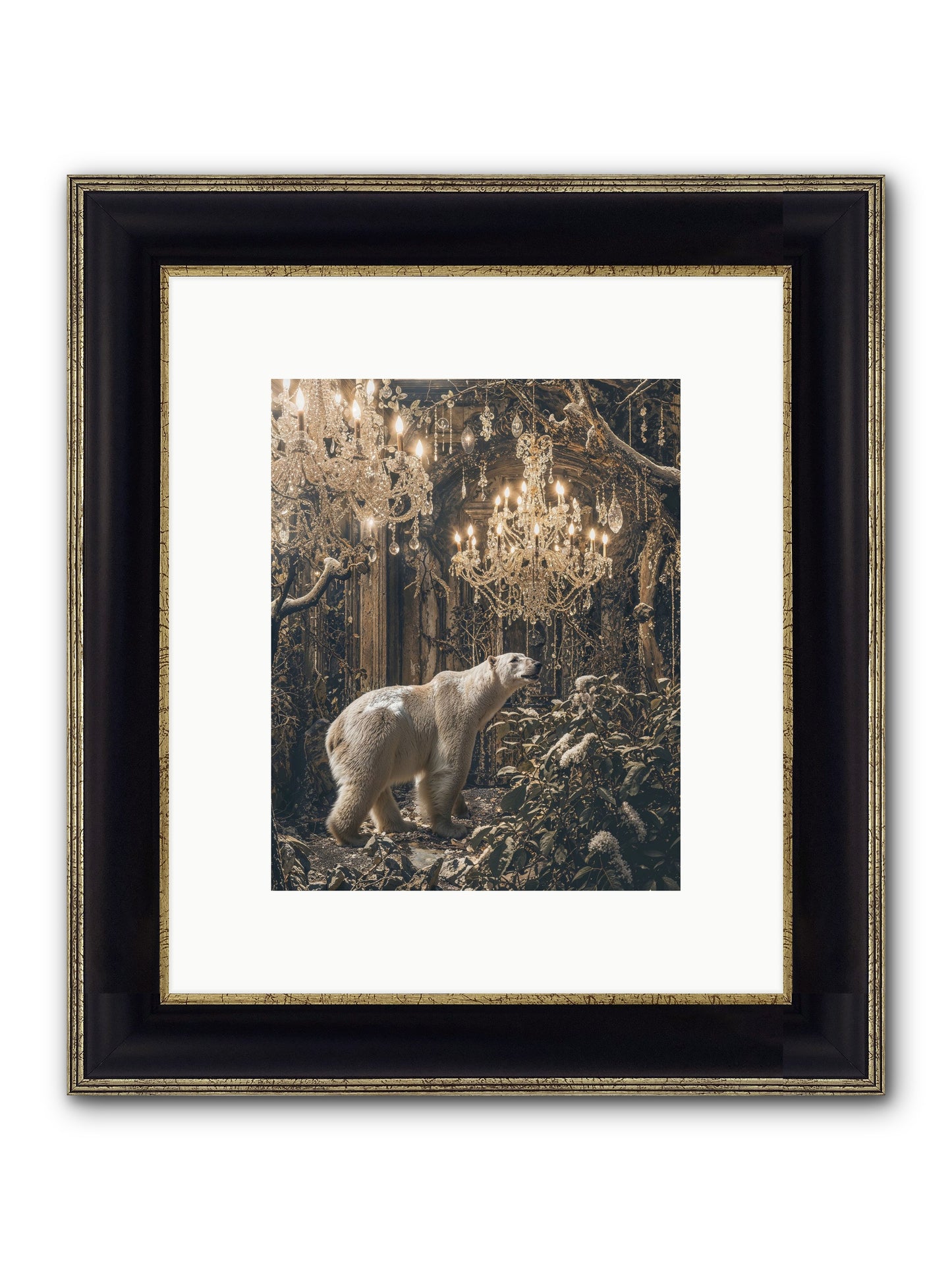 It's More Than Enough Framed Print - Black & Gold 8x10