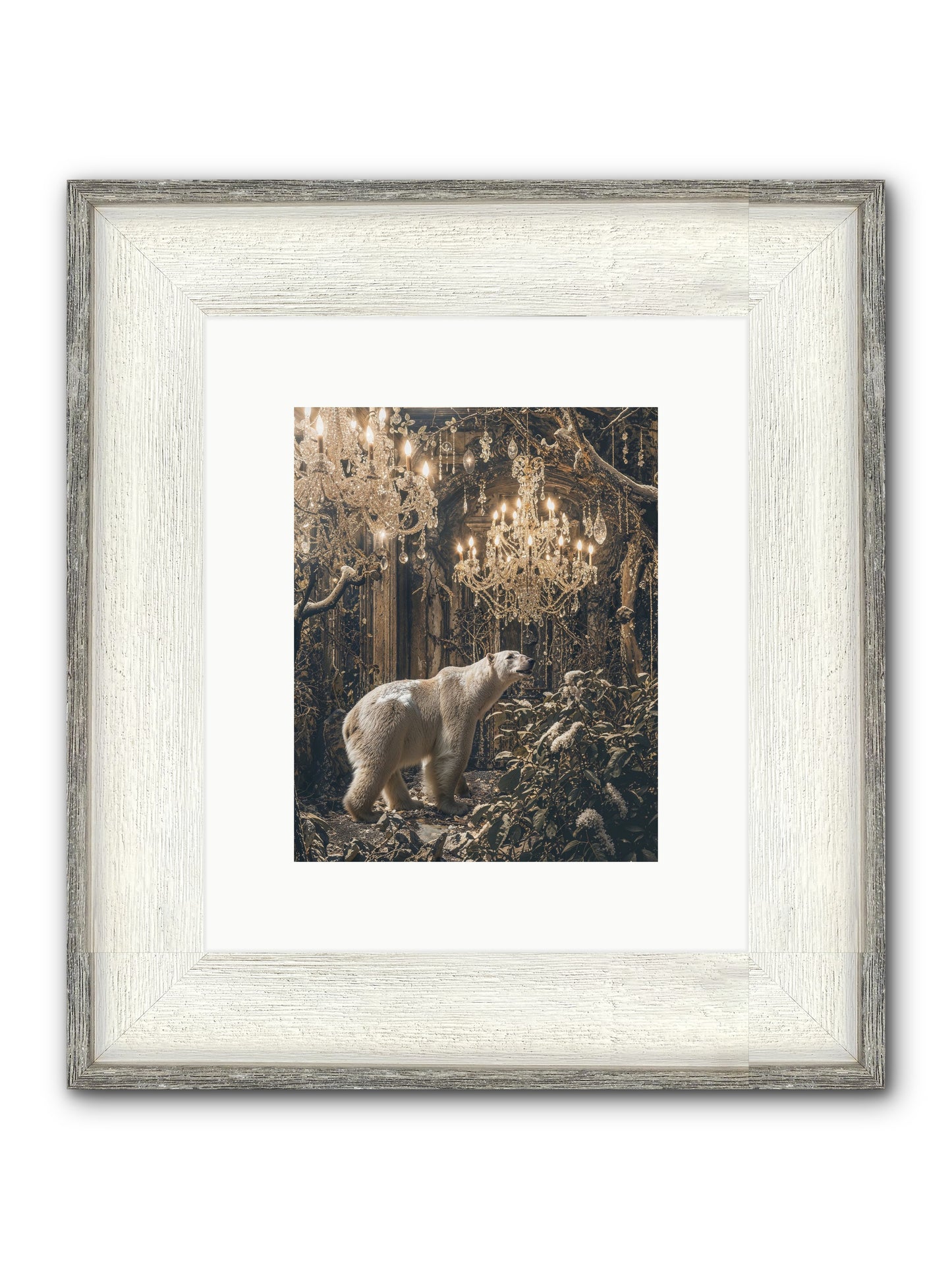 It's More Than Enough Framed Print - Driftwood White 8x10