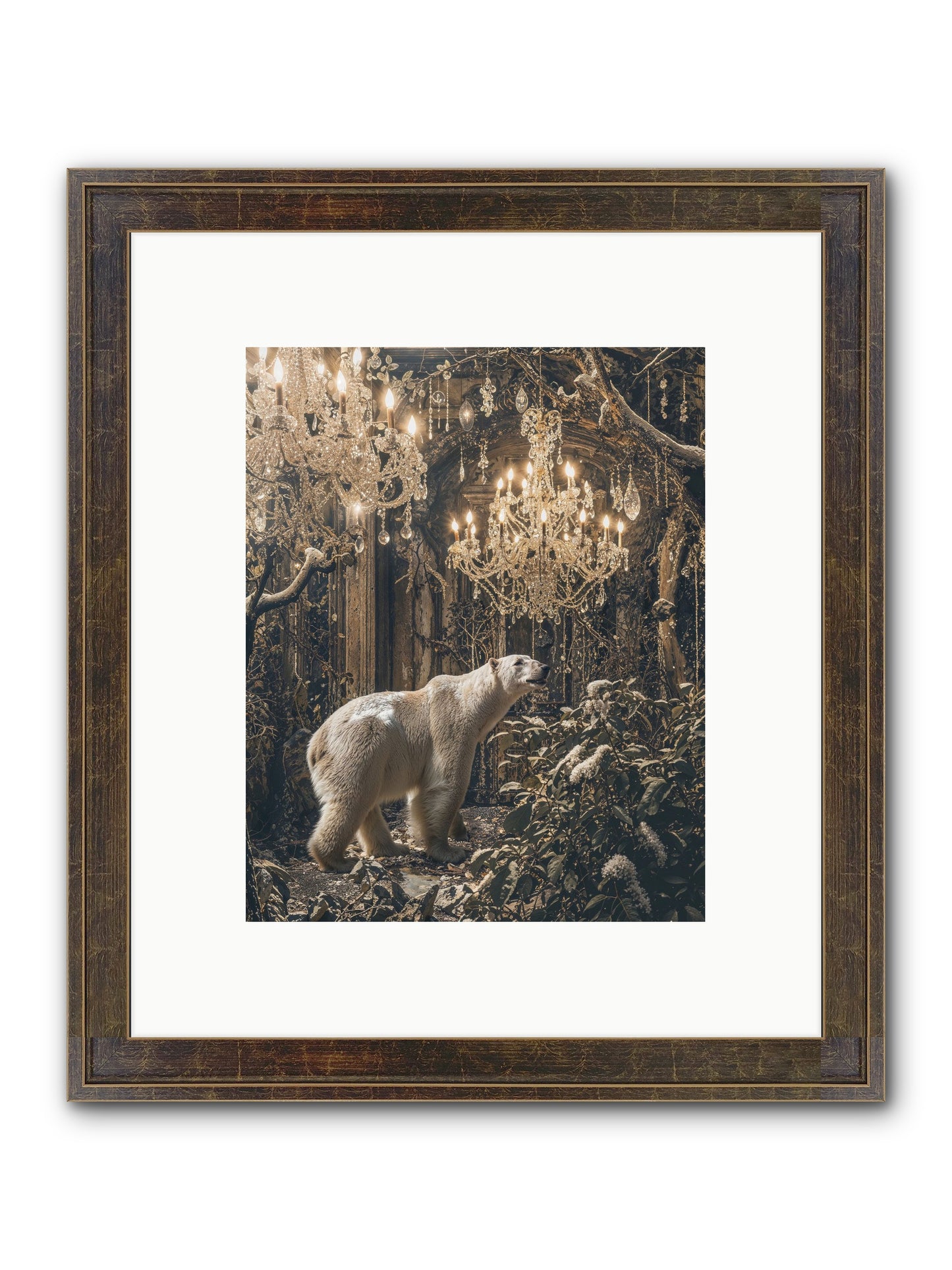 It's More Than Enough Framed Print - Slimwoods Black/Gold 8x10