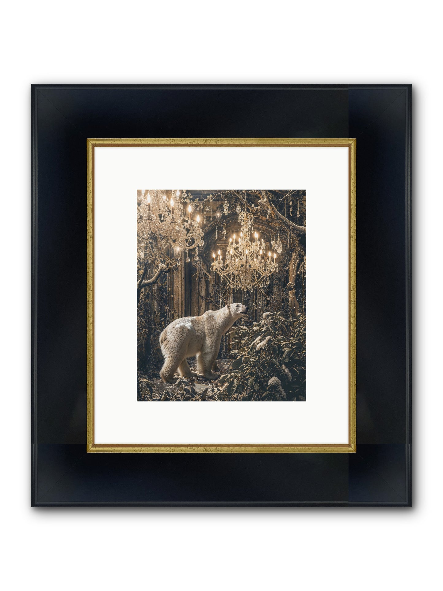 It's More Than Enough Framed Print - Wide Black w/Gold 8x10