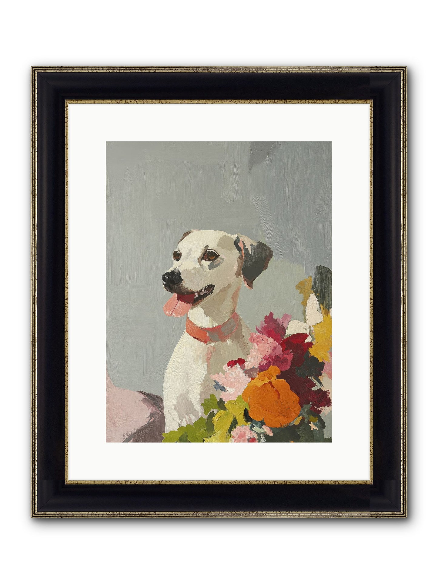 Ivy Claire Framed Print - Black & Gold 12x16