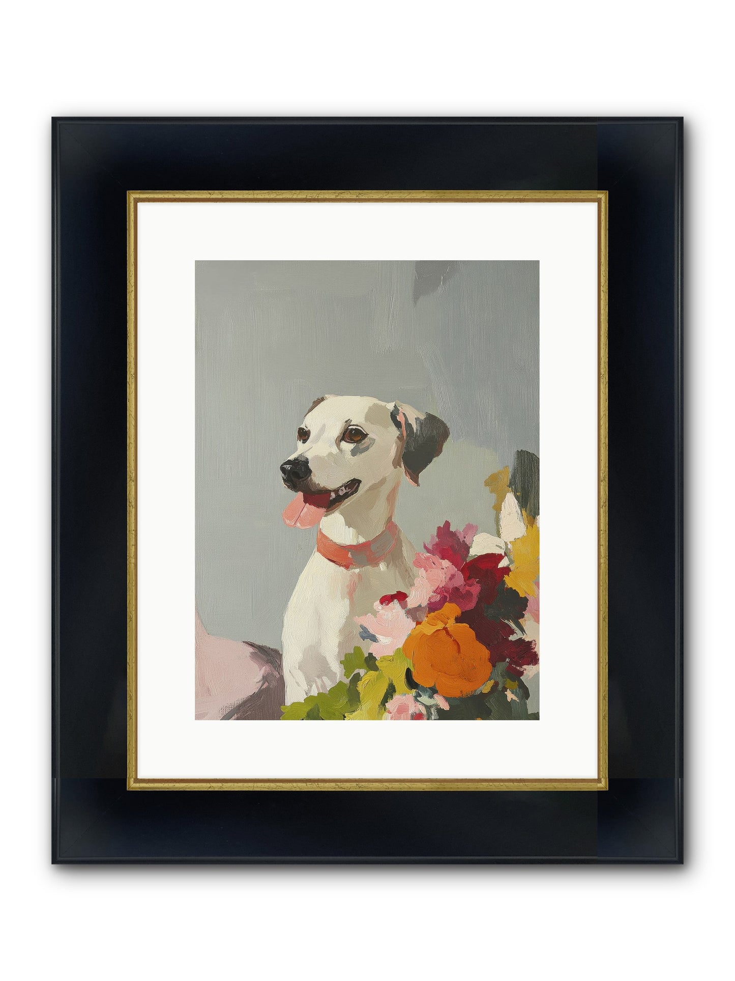 Ivy Claire Framed Print - Wide Black w/Gold 12x16