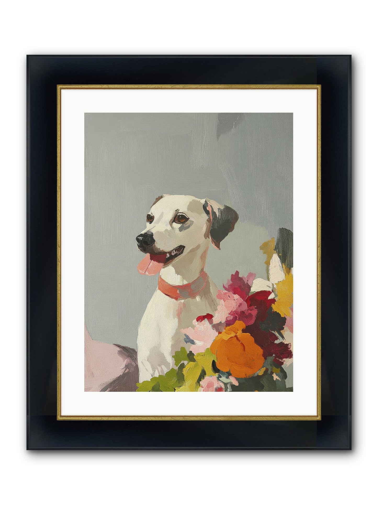 Ivy Claire Framed Print - Wide Black w/Gold 18x24