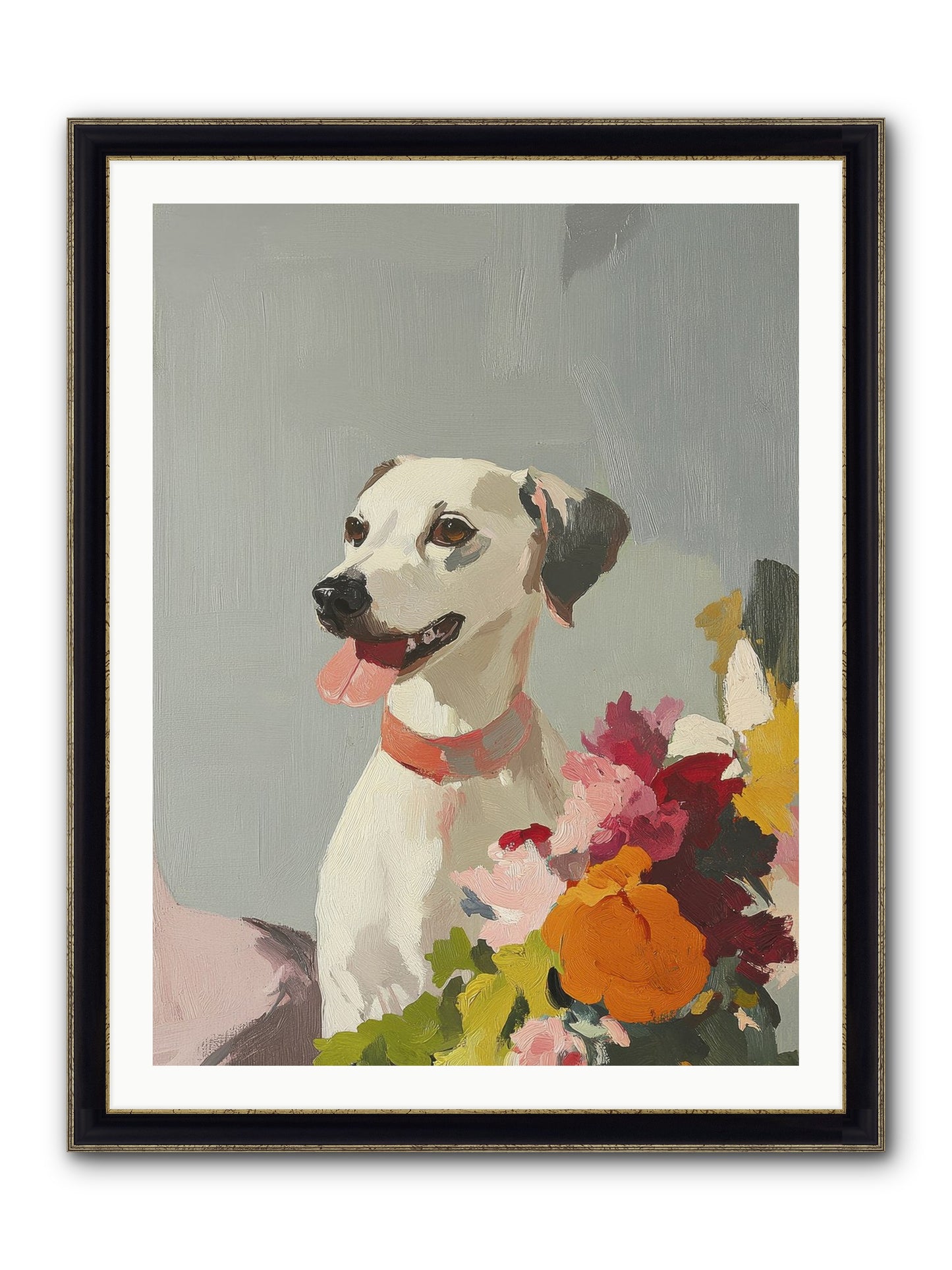 Ivy Claire Framed Print - Black & Gold 30x40