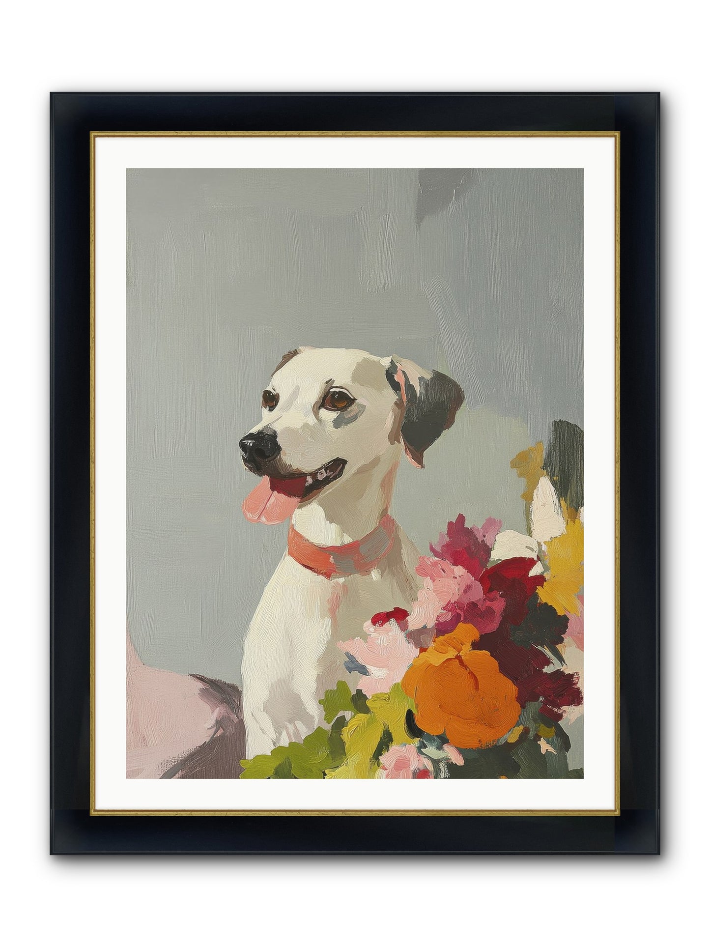 Ivy Claire Framed Print - Wide Black w/Gold 30x40