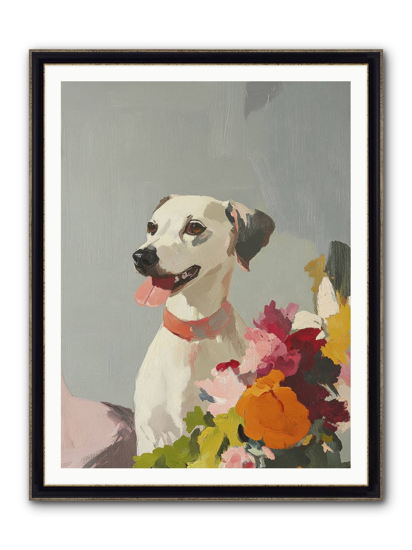 Ivy Claire Framed Print - Black & Gold 36x48