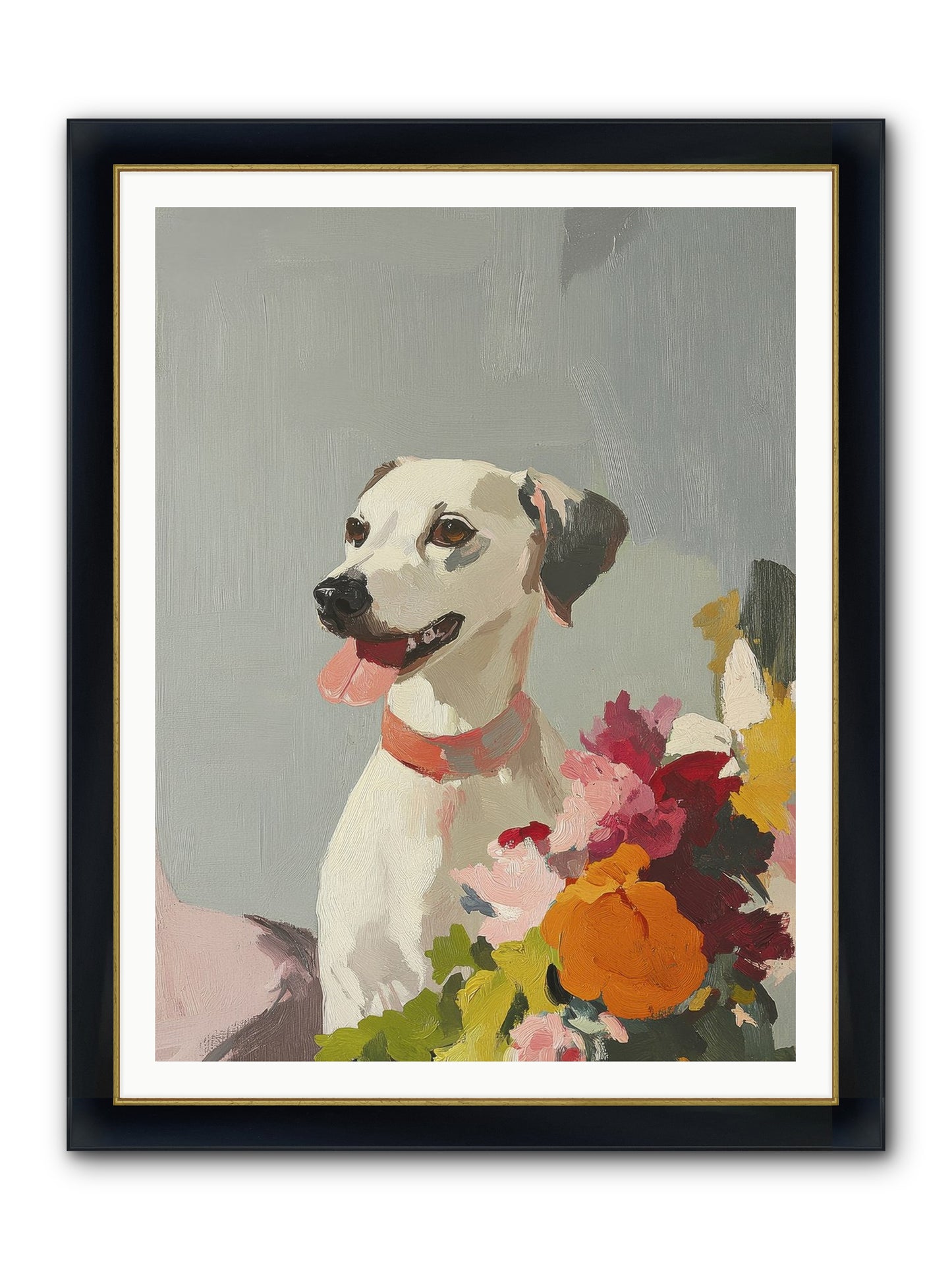 Ivy Claire Framed Print - Wide Black w/Gold 36x48