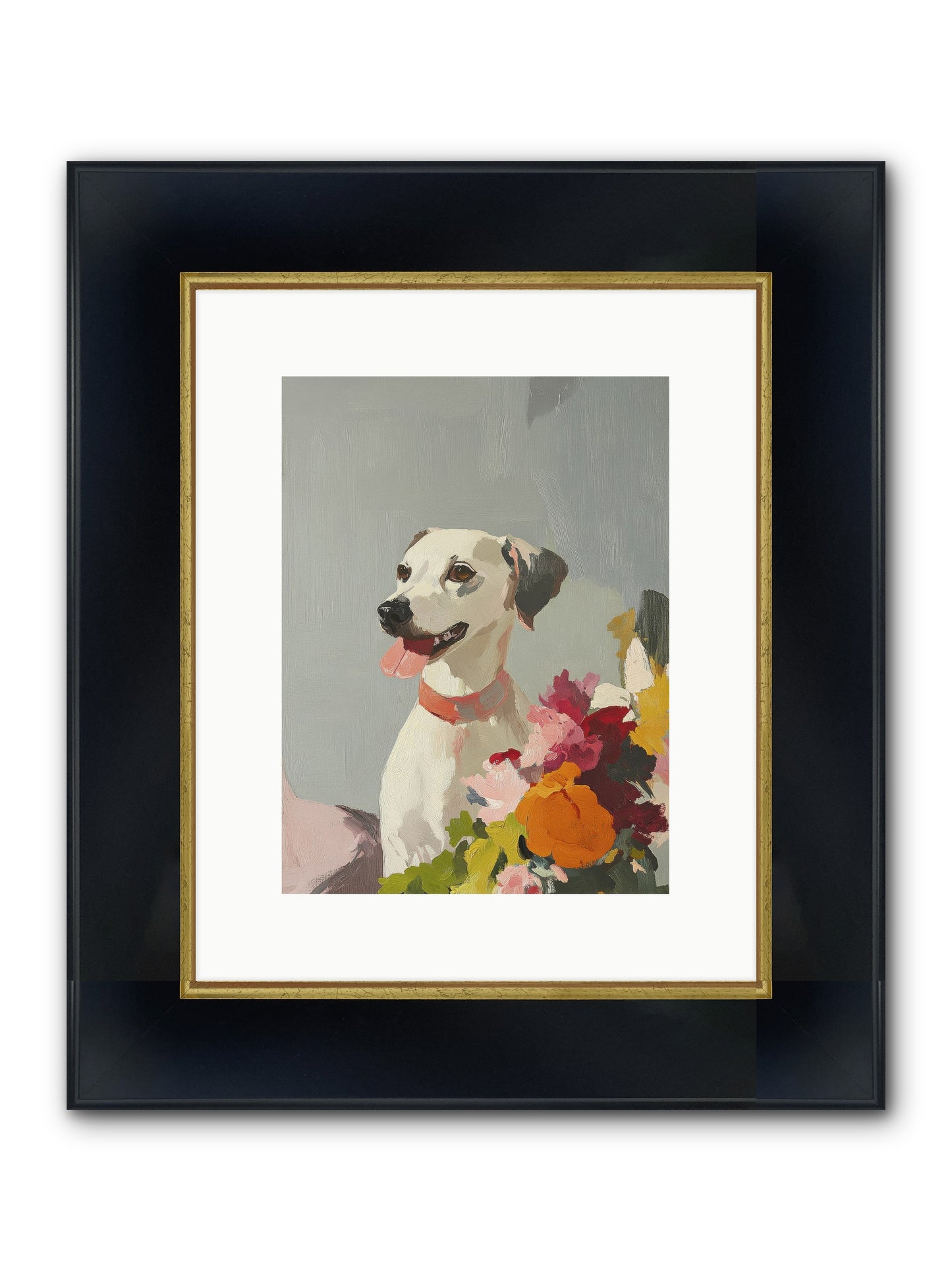 Ivy Claire Framed Print - Wide Black w/Gold 9x12