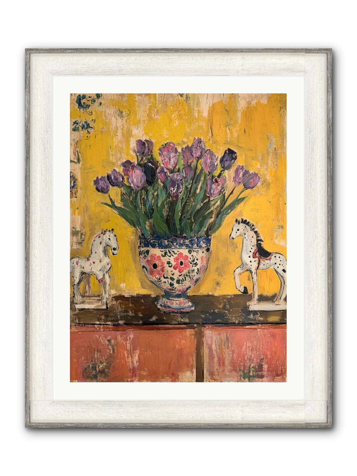Ivy House Framed Print - Driftwood White 24x32