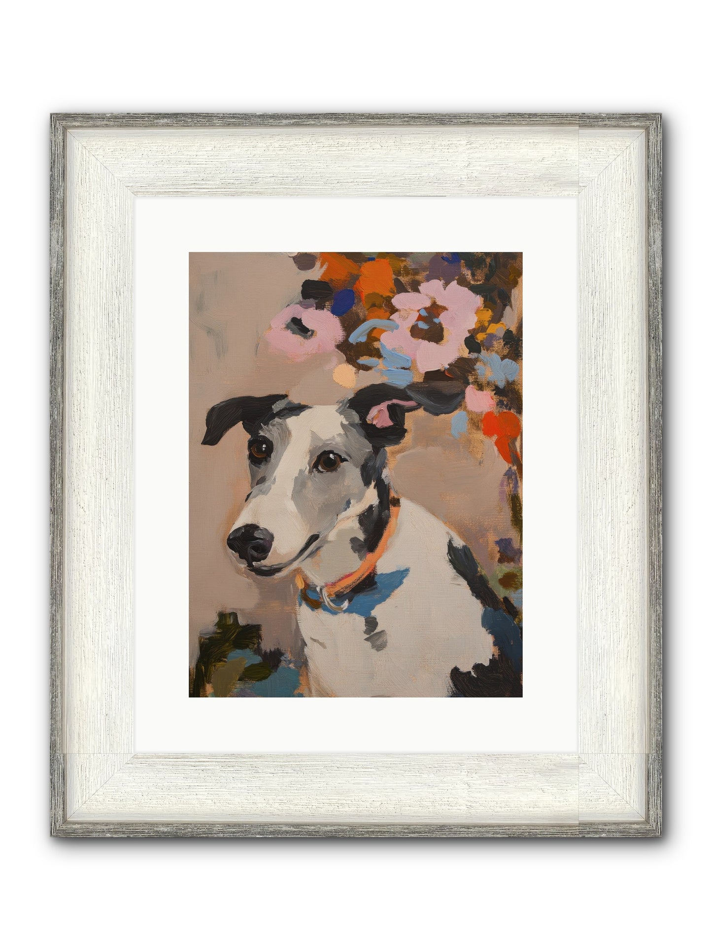 Ivy Rose Framed Print - Driftwood White 12x16
