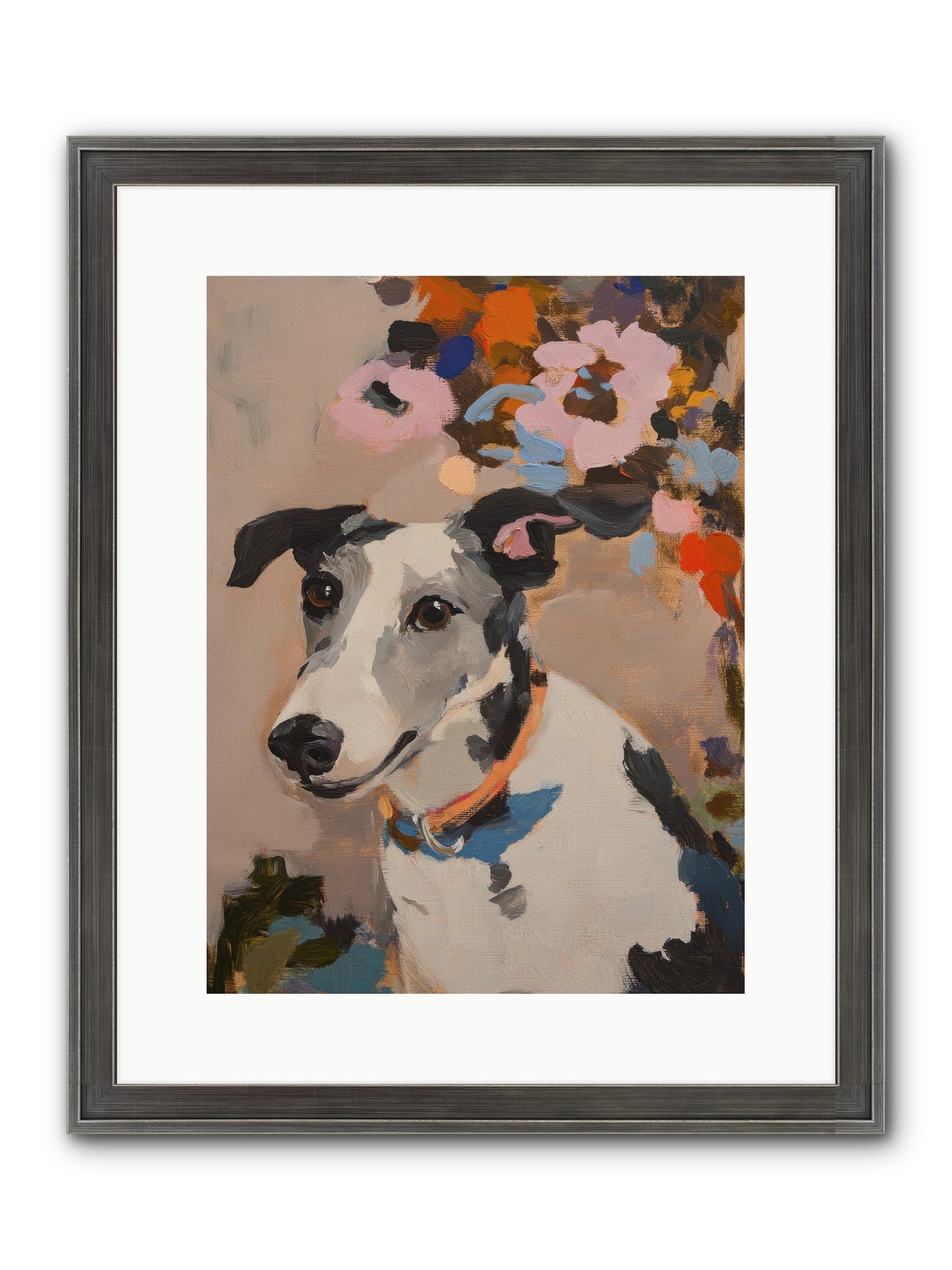 Ivy Rose Framed Print - Slimwoods Black/Silver 12x16