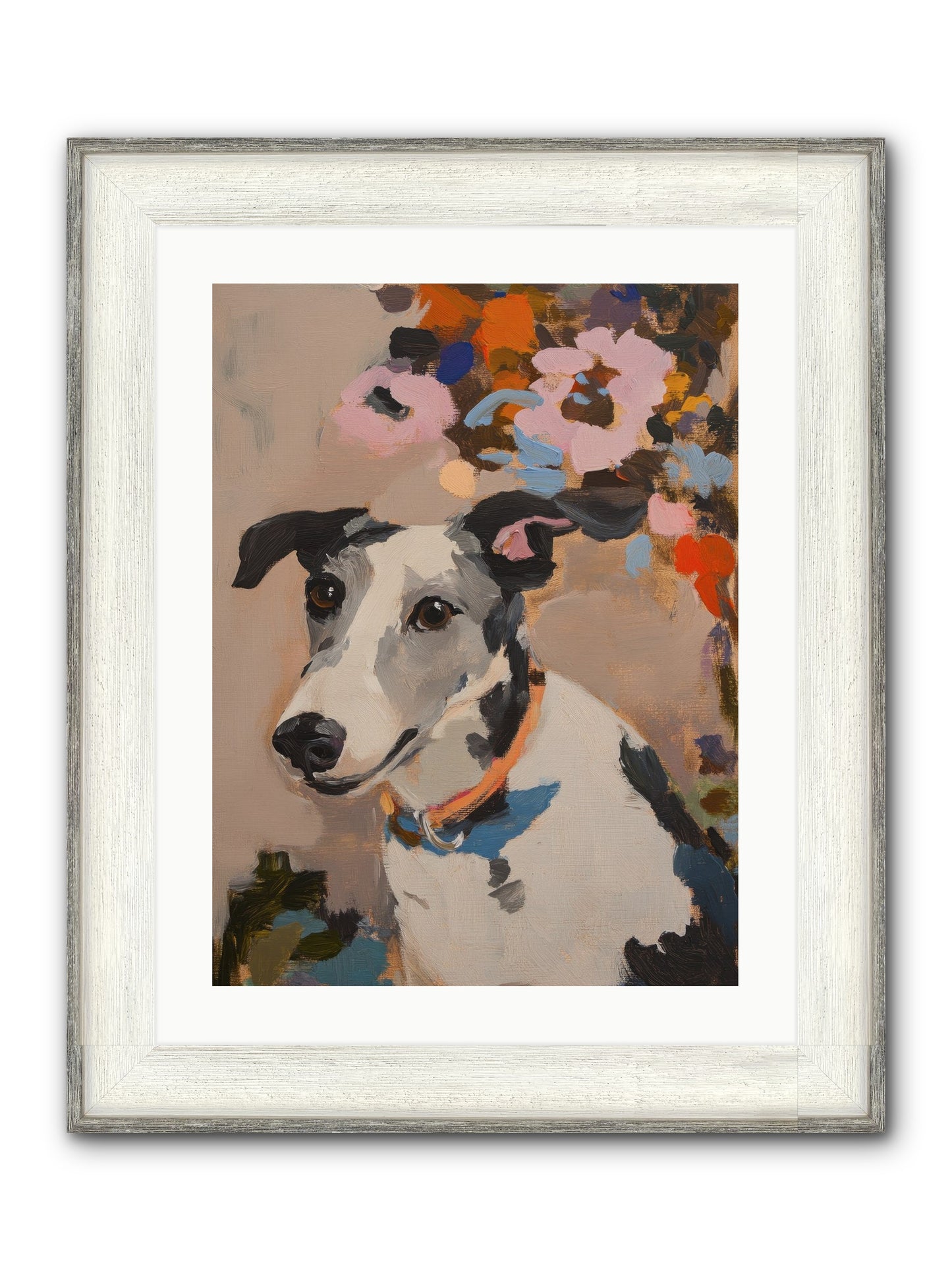 Ivy Rose Framed Print - Driftwood White 18x24