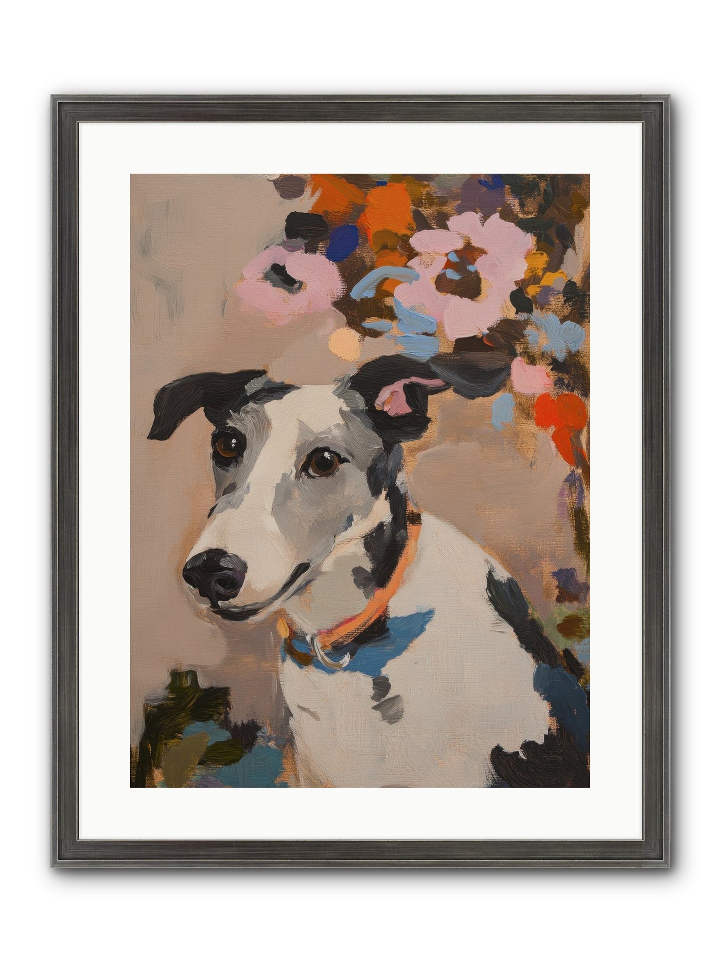 Ivy Rose Framed Print - Slimwoods Black/Silver 18x24