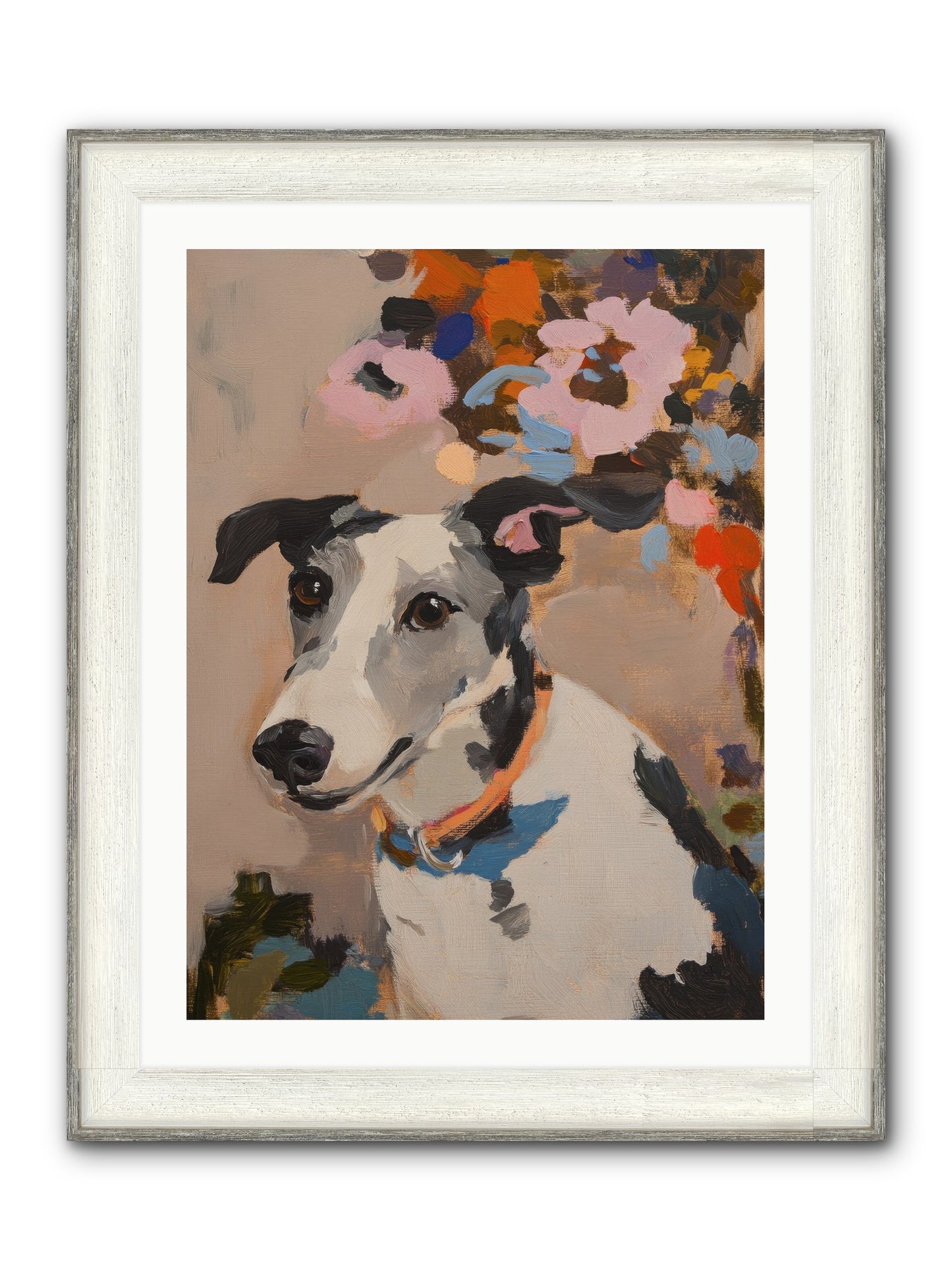 Ivy Rose Framed Print - Driftwood White 24x32