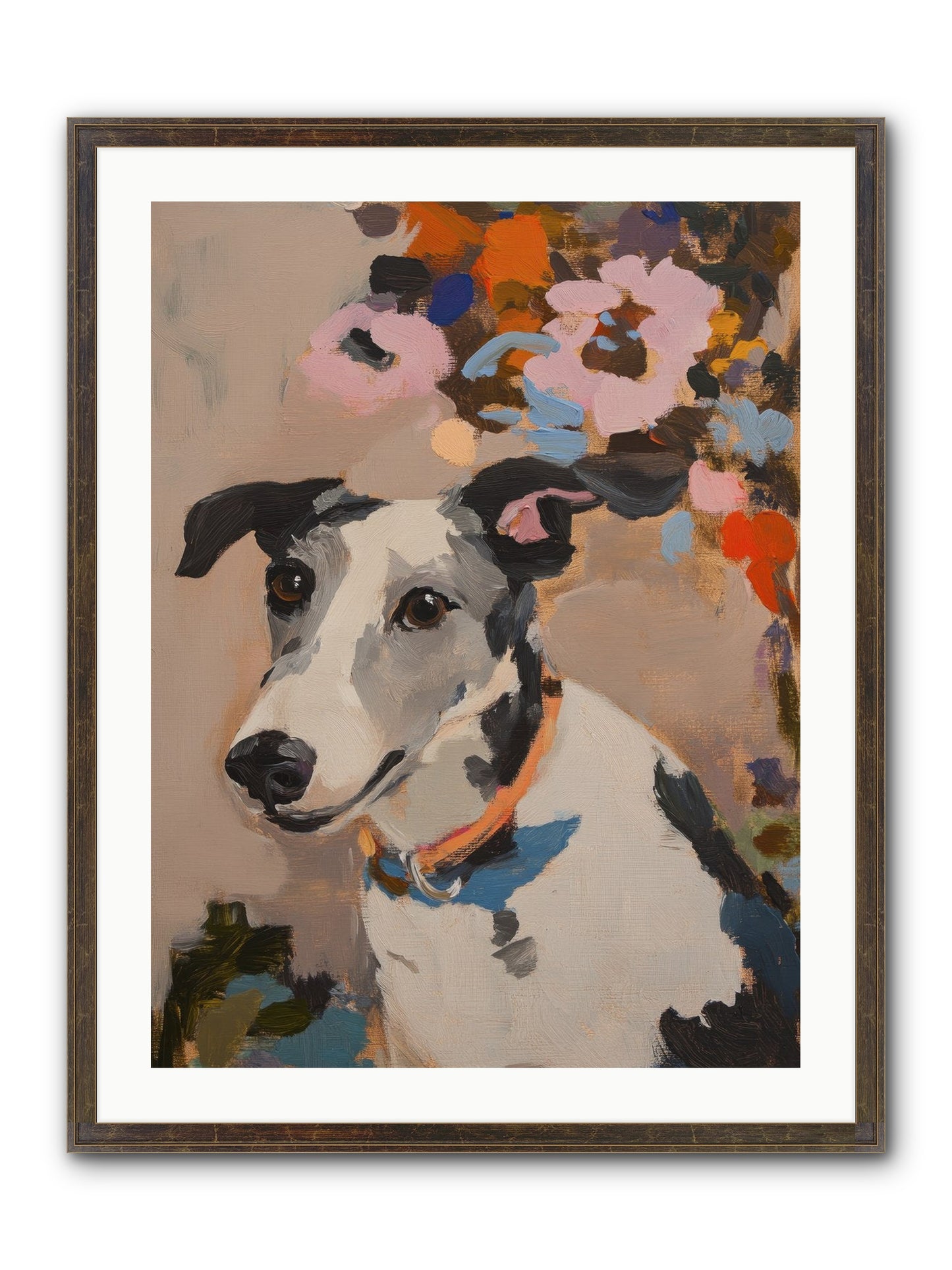 Ivy Rose Framed Print - Slimwoods Black/Gold 24x32