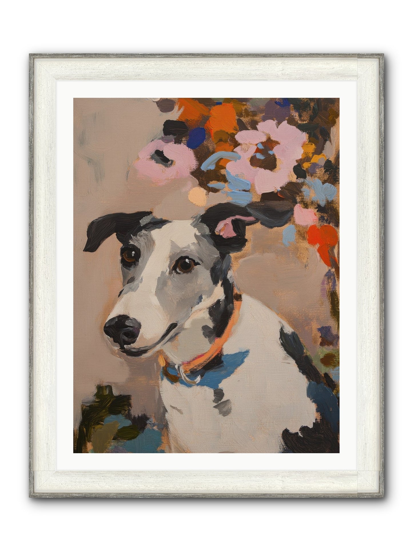Ivy Rose Framed Print - Driftwood White 30x40