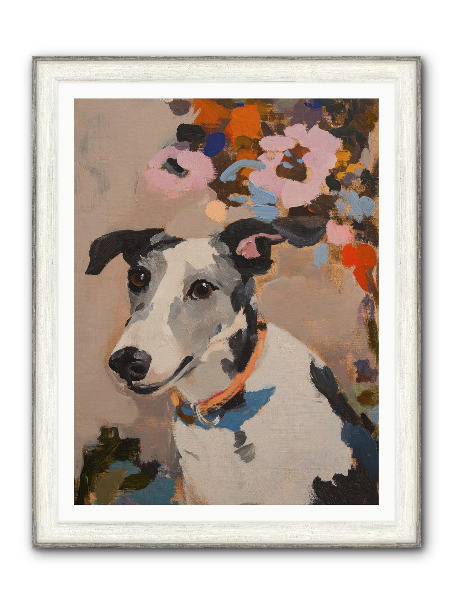 Ivy Rose Framed Print - Driftwood White 36x48
