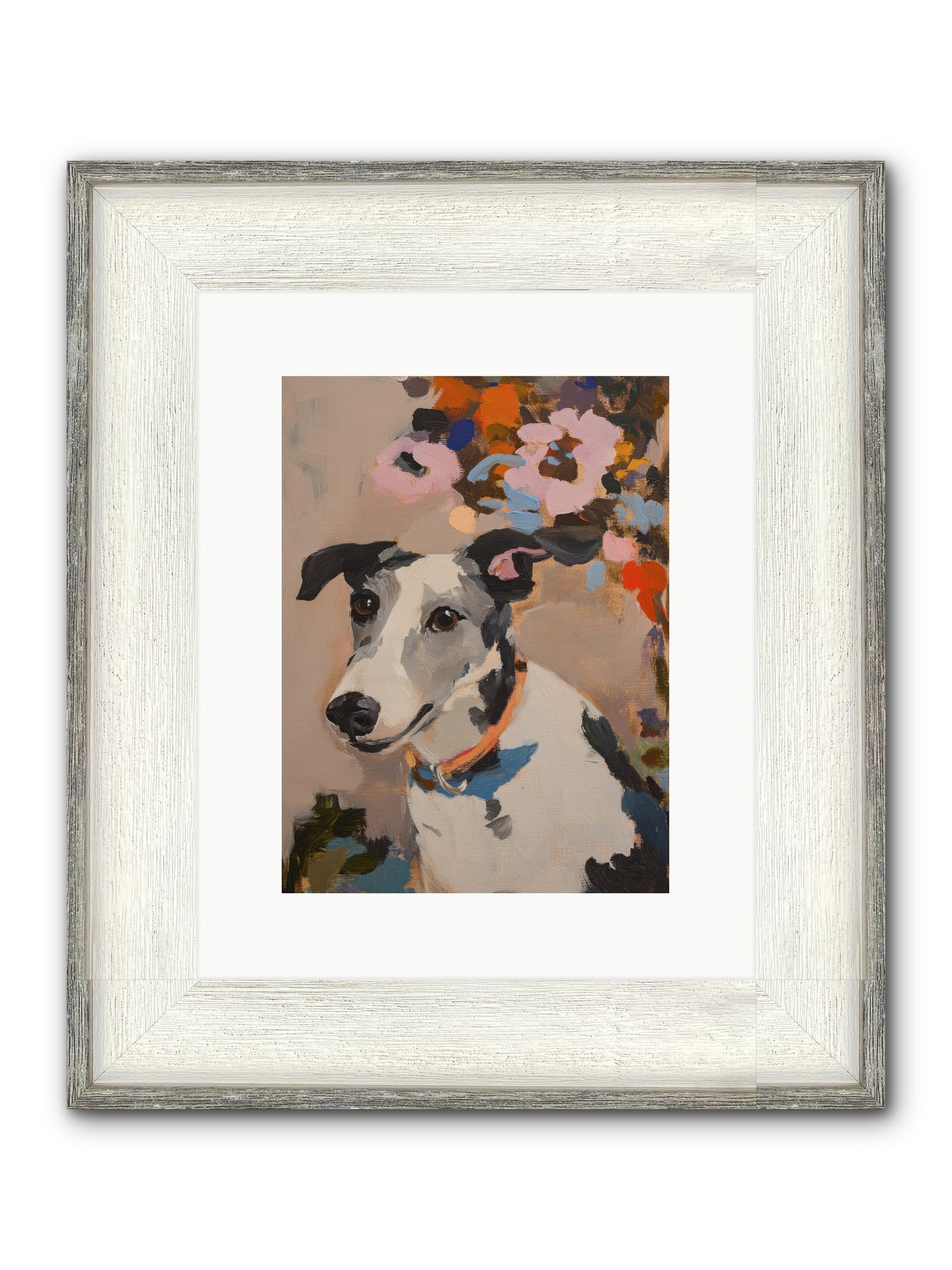 Ivy Rose Framed Print - Driftwood White 9x12