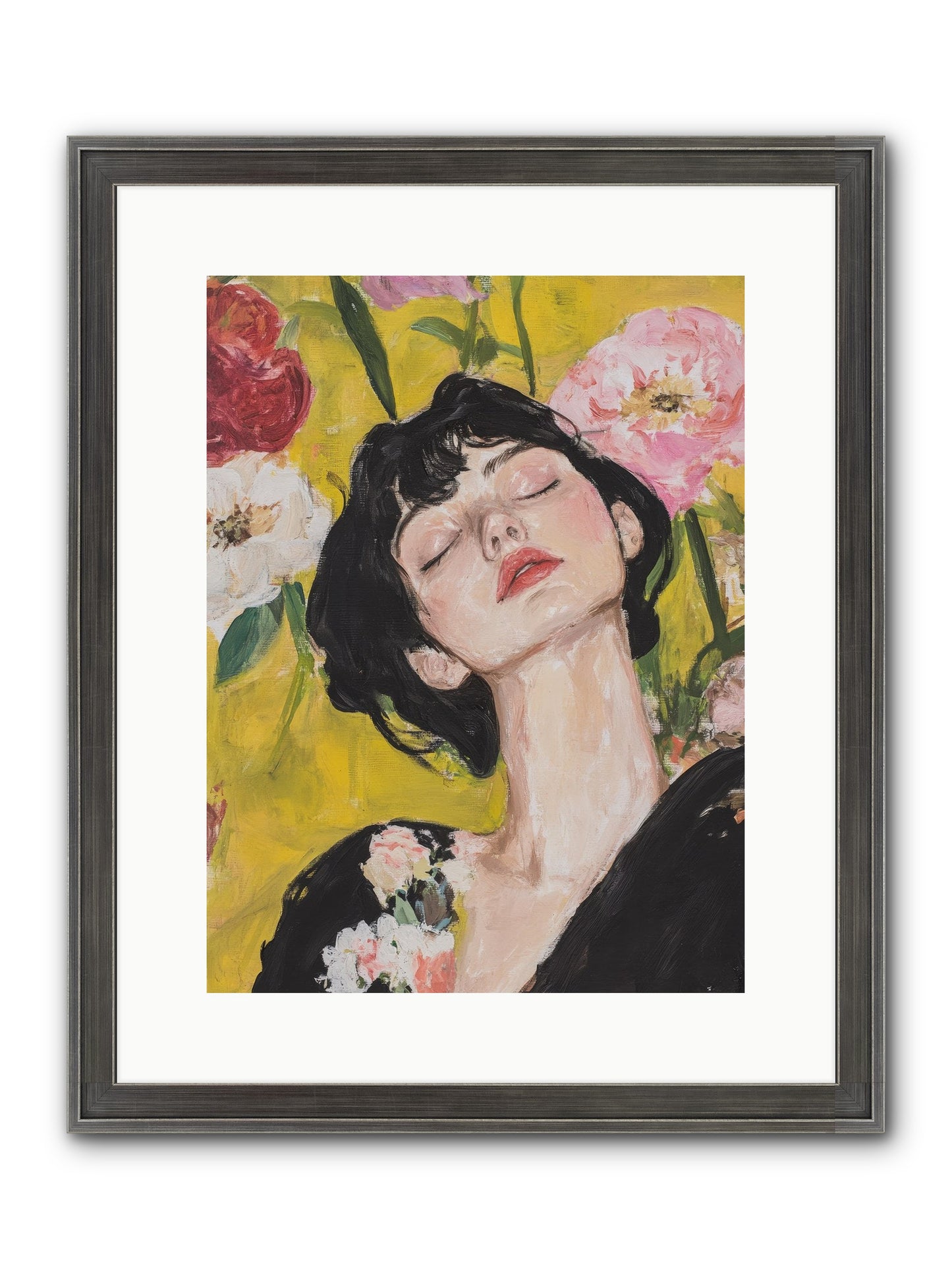 Ivy Wren Framed Print - Slimwoods Black/Silver 12x16