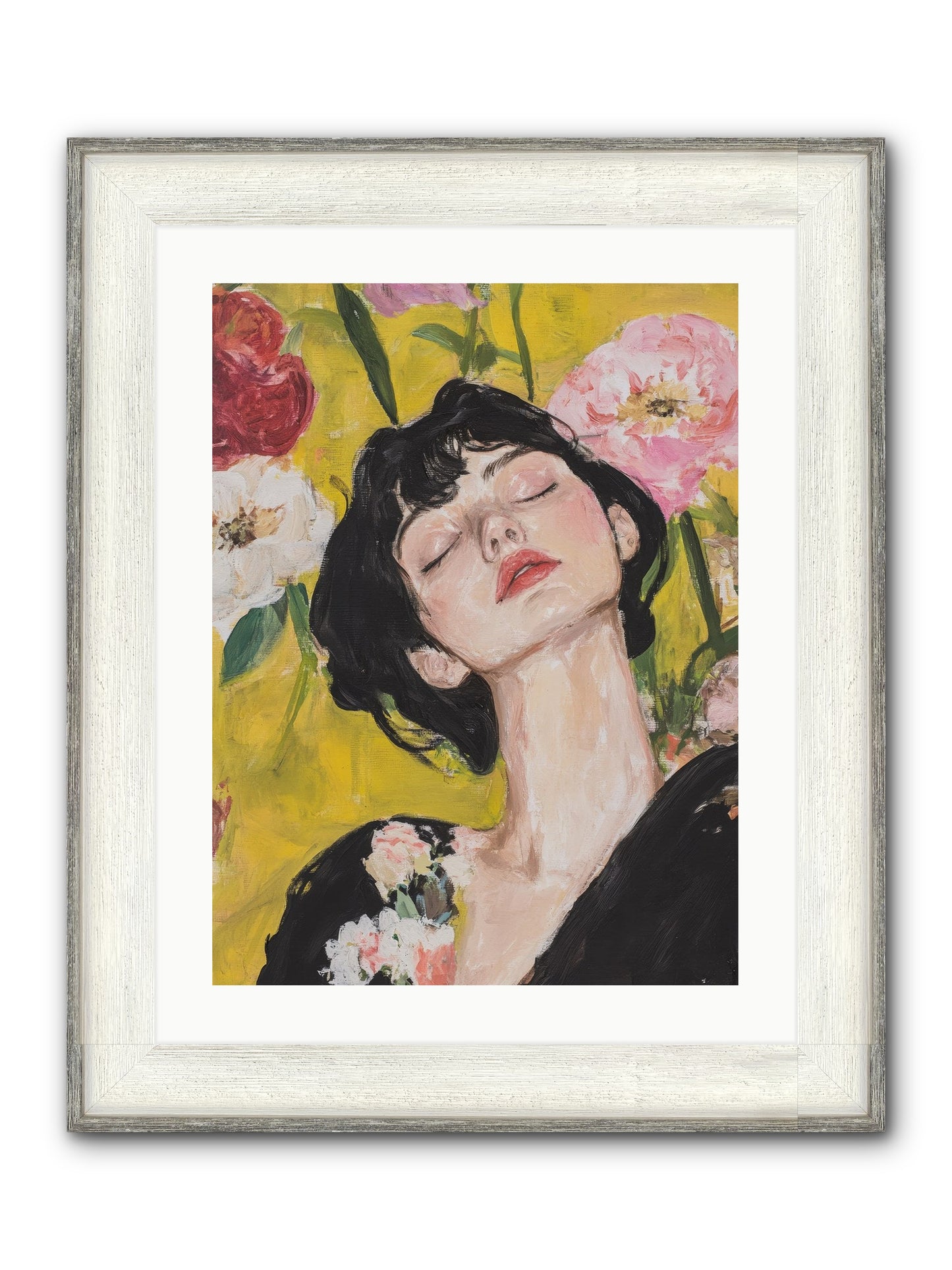 Ivy Wren Framed Print - Driftwood White 18x24
