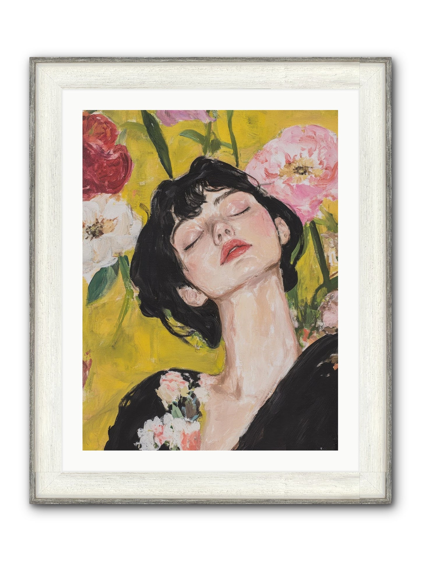 Ivy Wren Framed Print - Driftwood White 24x32