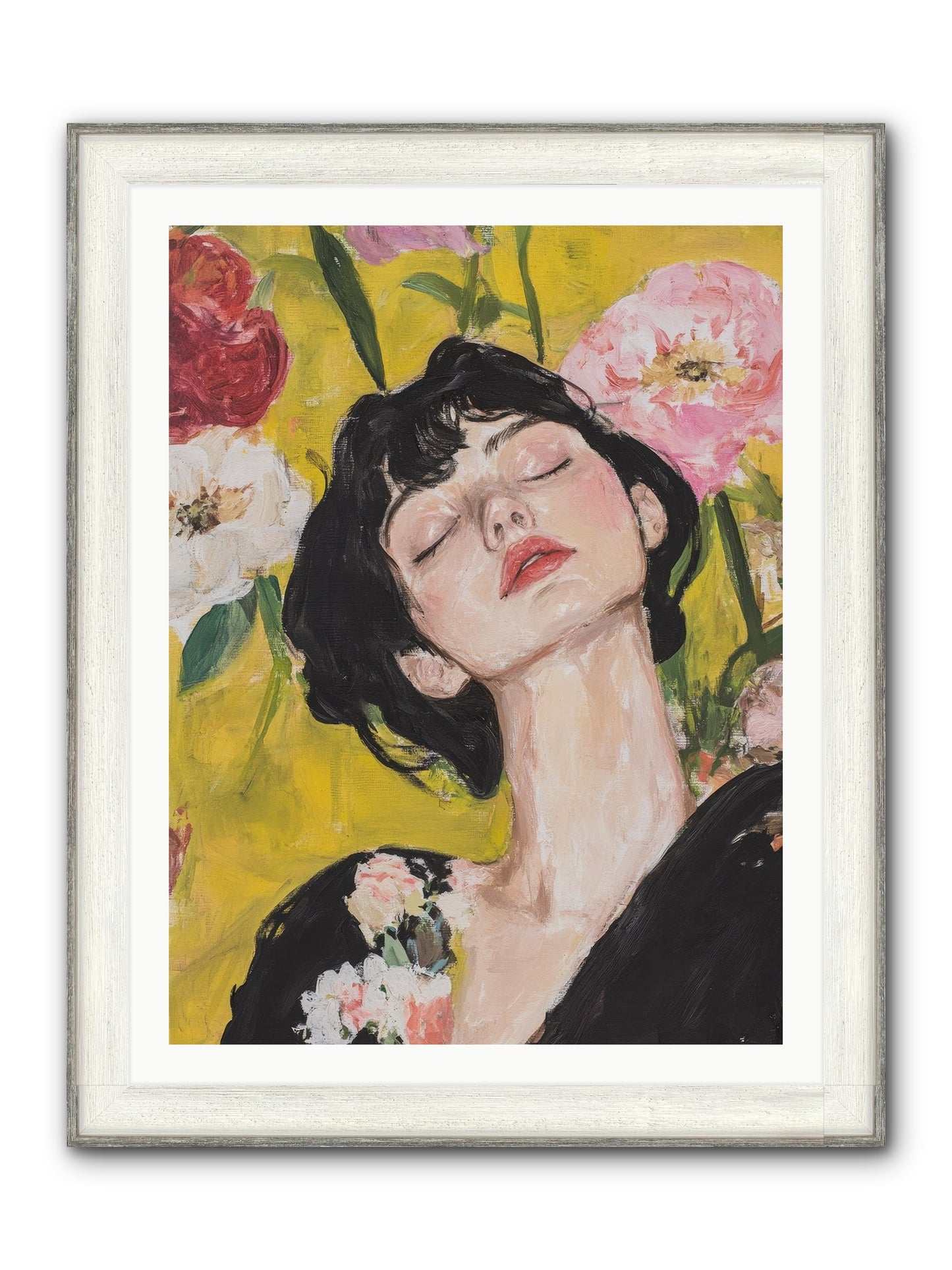 Ivy Wren Framed Print - Driftwood White 30x40