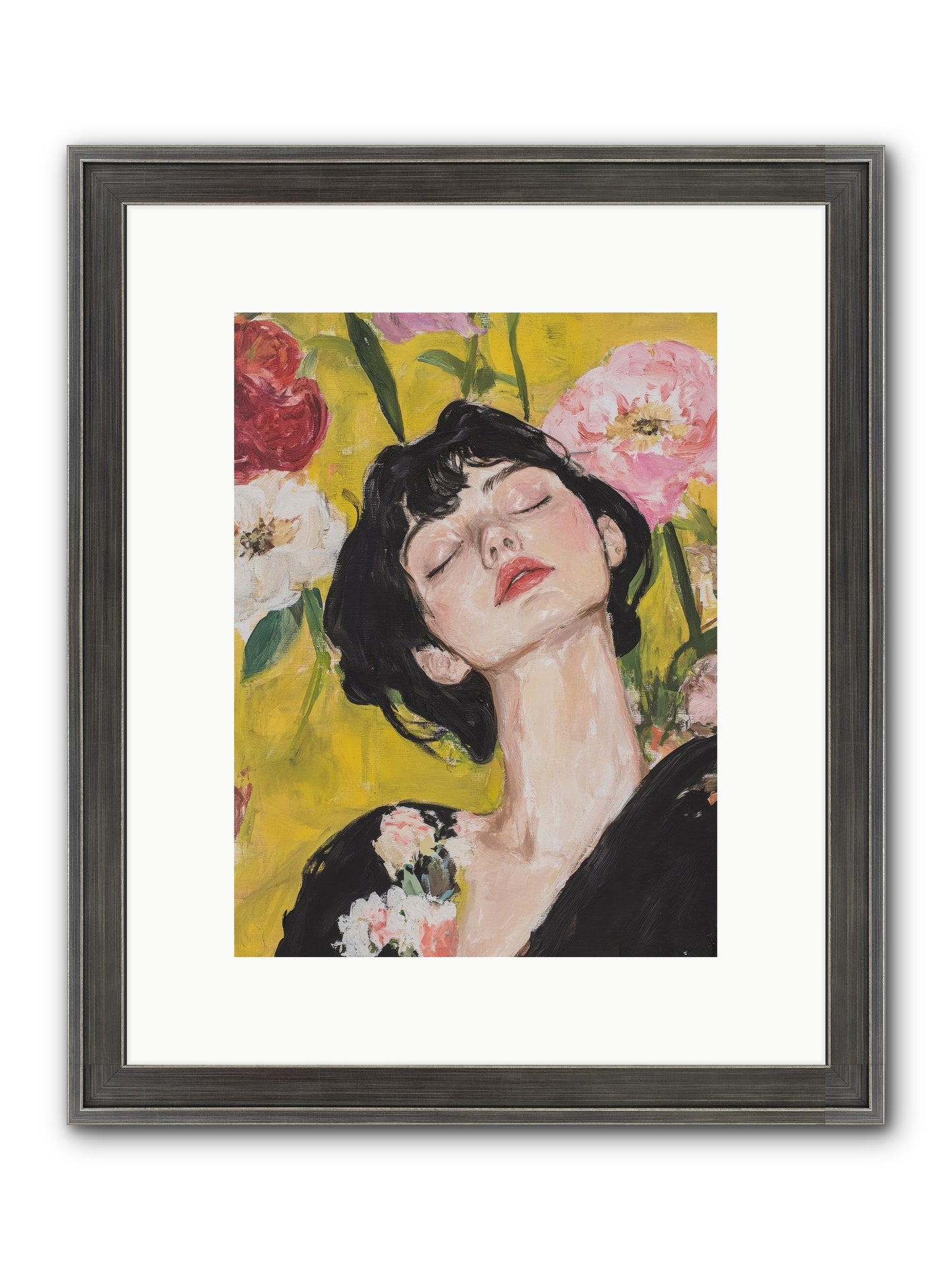 Ivy Wren Framed Print - Slimwoods Black/Silver 9x12