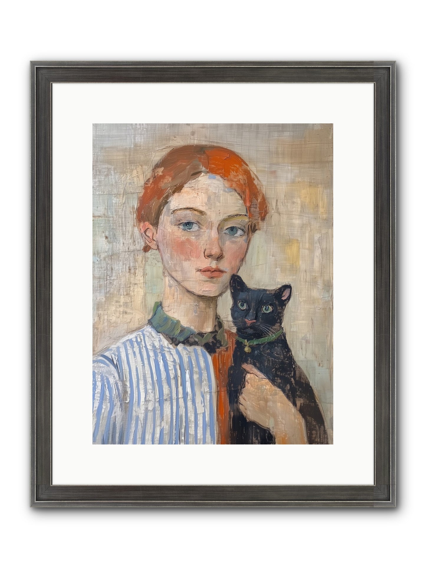 Jack And Joan Framed Print - Slimwoods Black/Silver 12x16