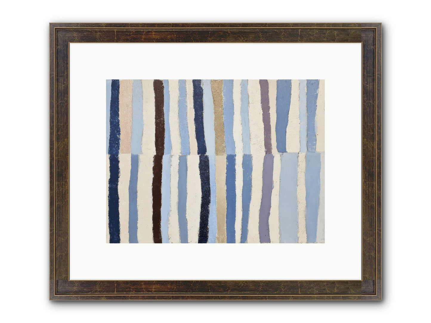 Jangle Framed Print - Slimwoods Black/Gold 12x9