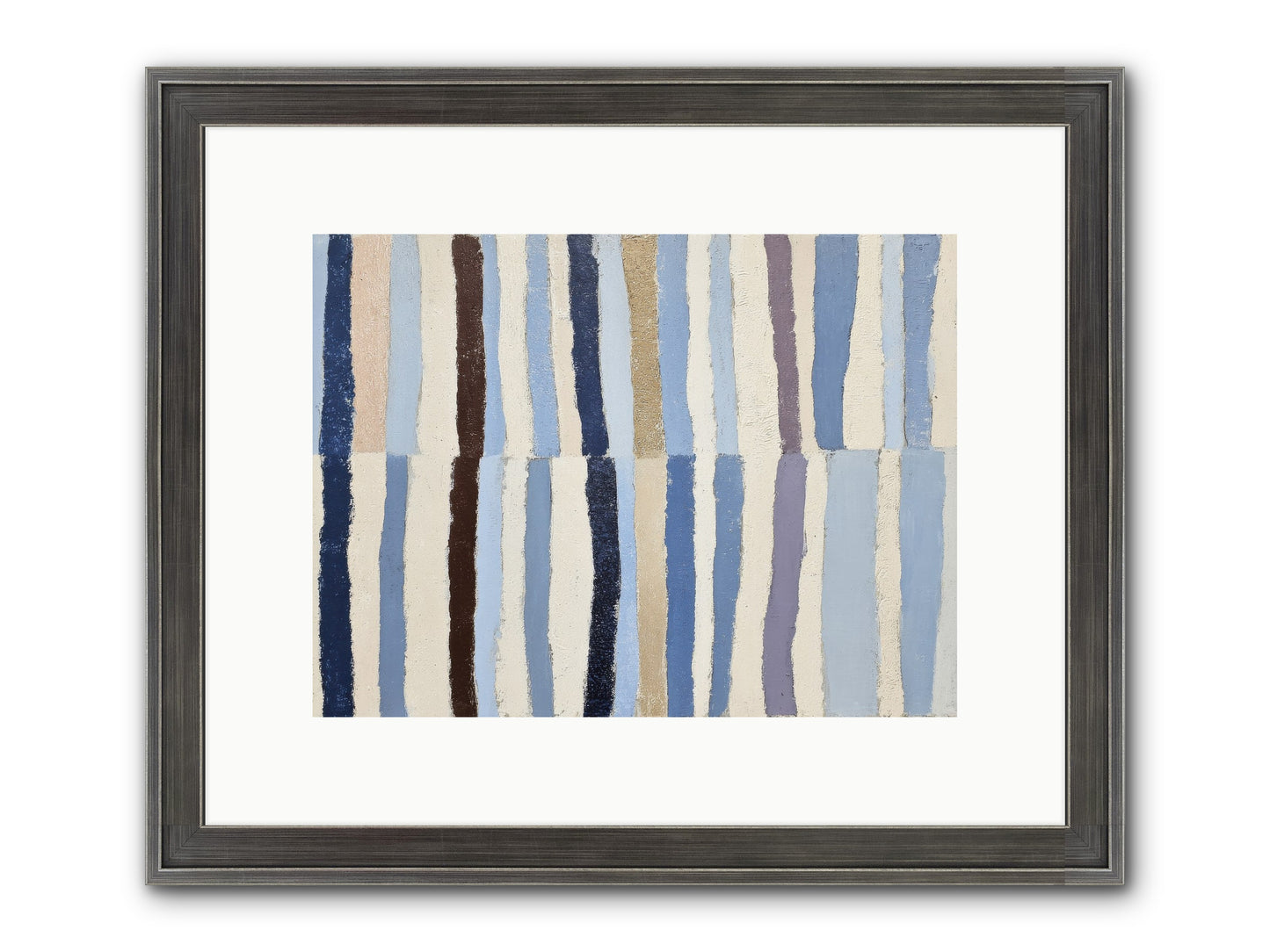 Jangle Framed Print - Slimwoods Black/Silver 12x9