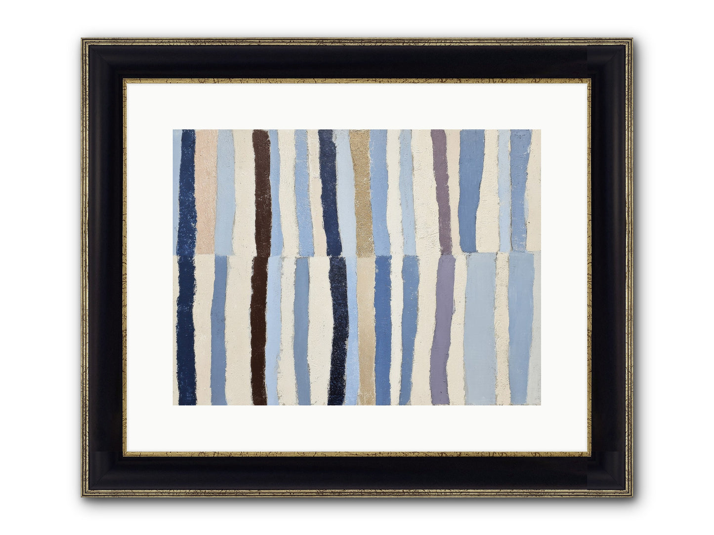 Jangle Framed Print - Black & Gold 16x12