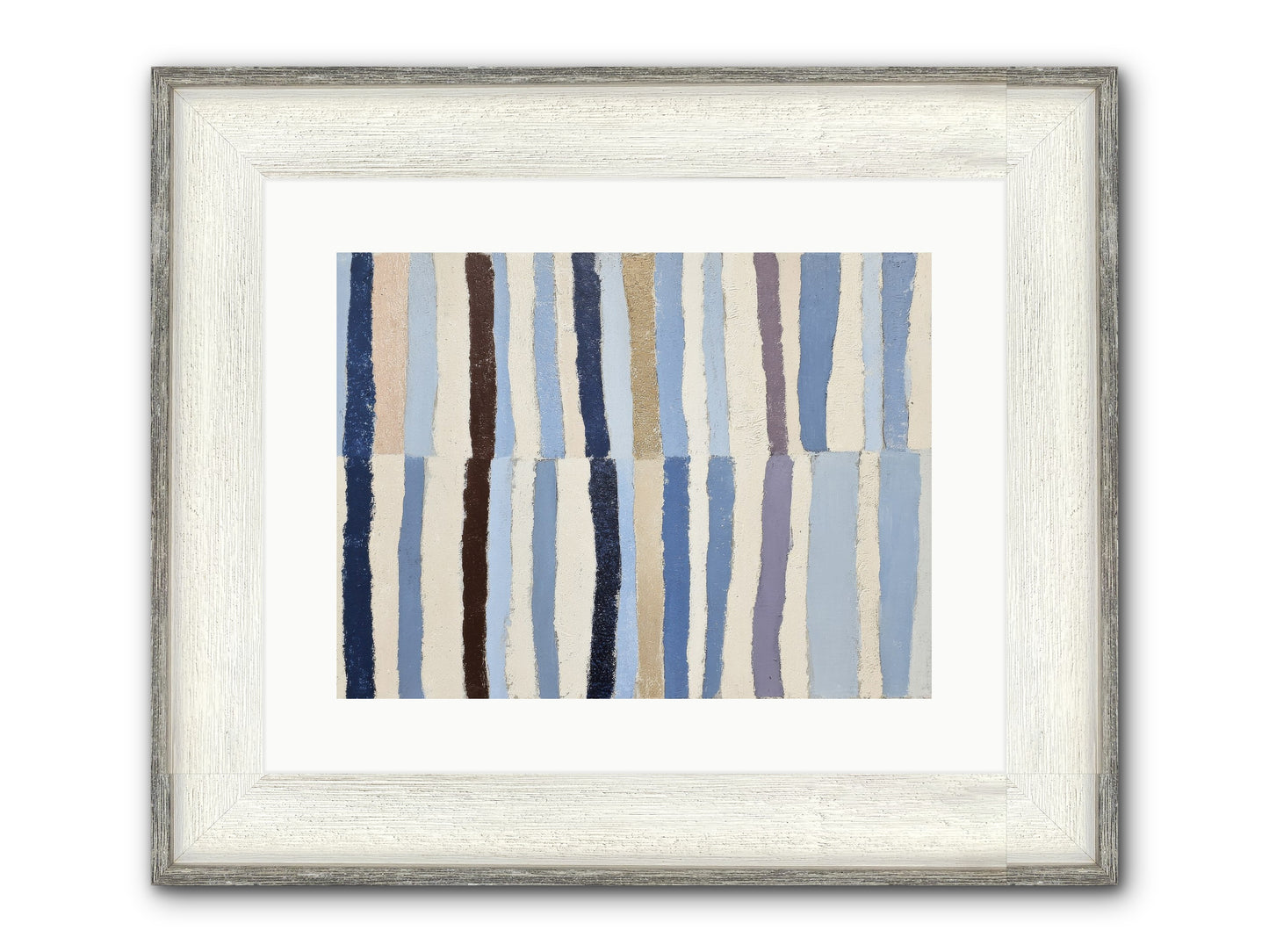 Jangle Framed Print - Driftwood White 16x12