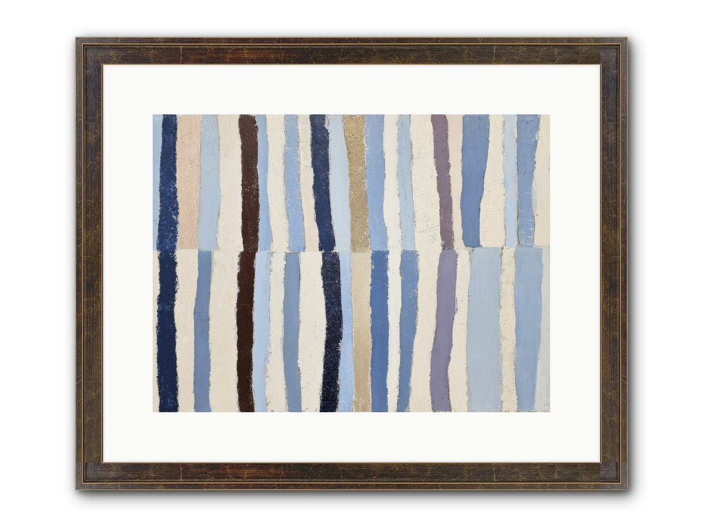Jangle Framed Print - Slimwoods Black/Gold 16x12