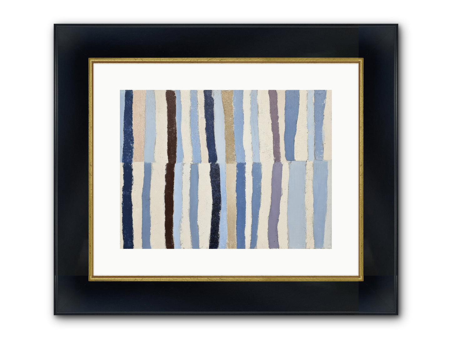 Jangle Framed Print - Wide Black w/Gold 16x12