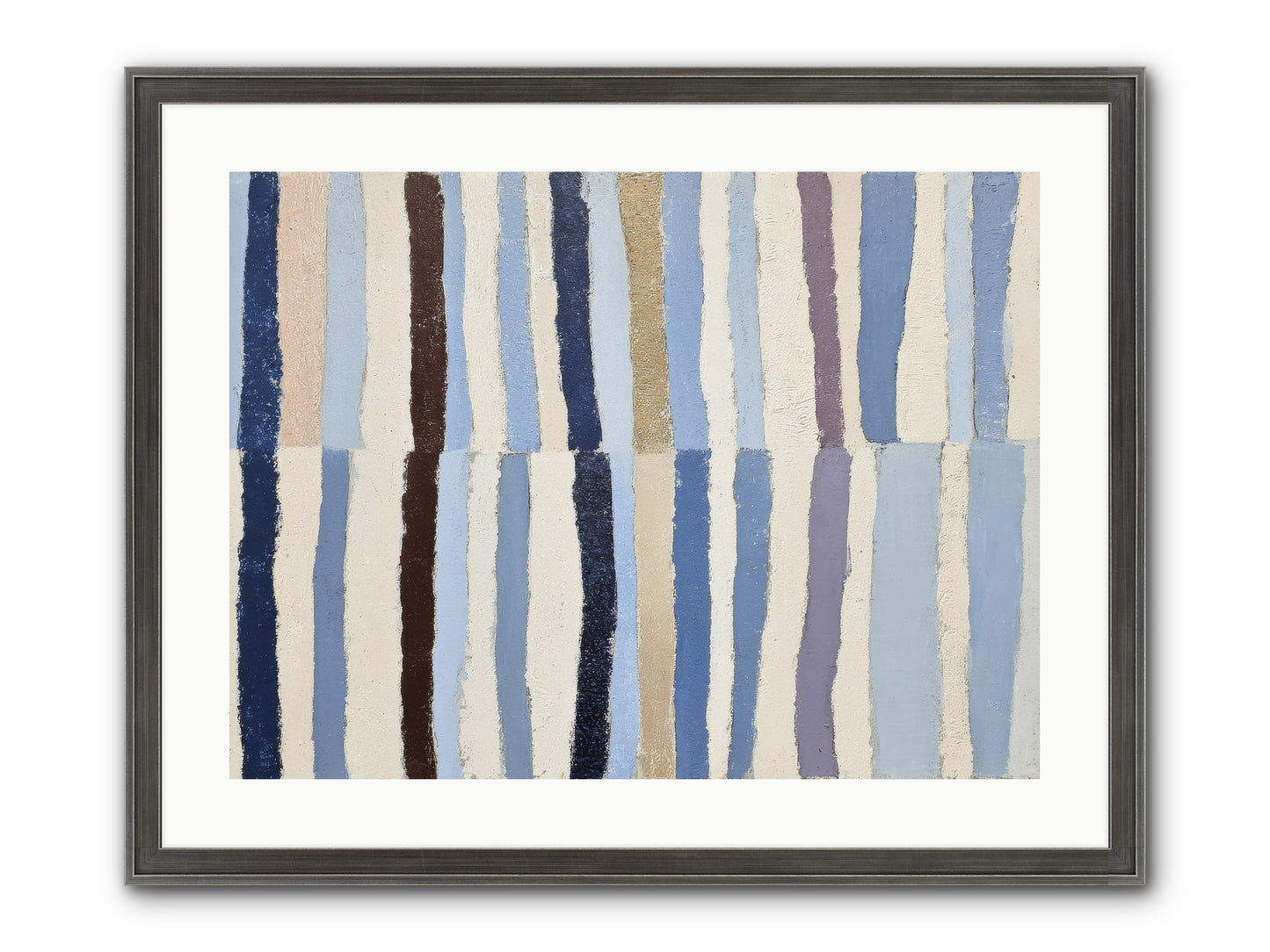 Jangle Framed Print - Slimwoods Black/Silver 24x18