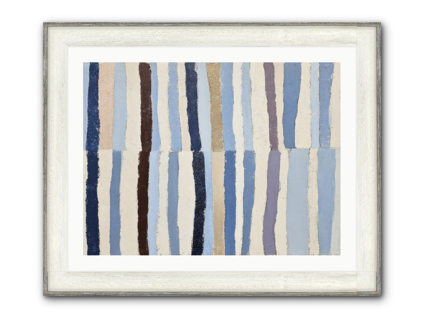 Jangle Framed Print - Driftwood White 32x24