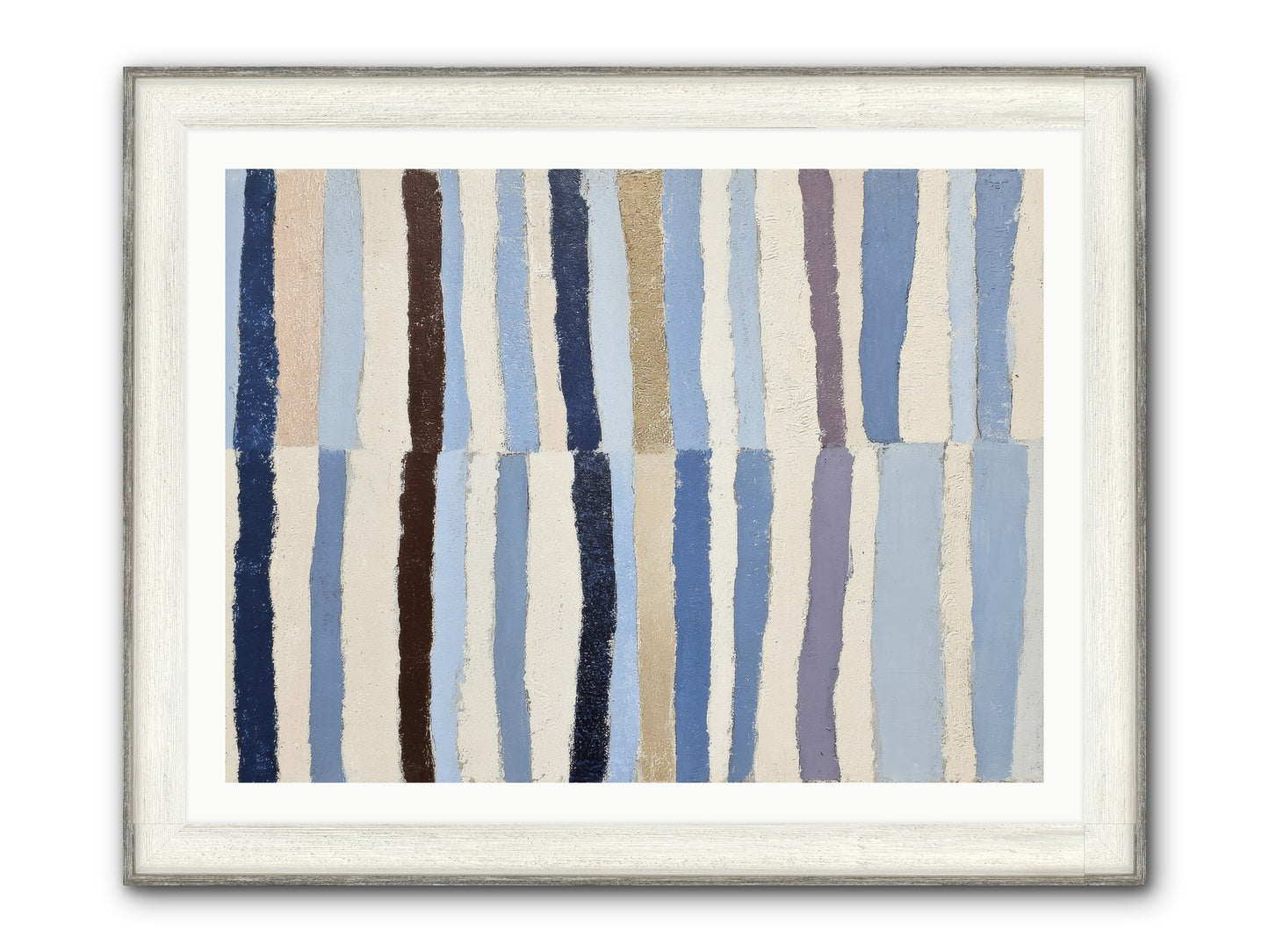 Jangle Framed Print - Driftwood White 40x30