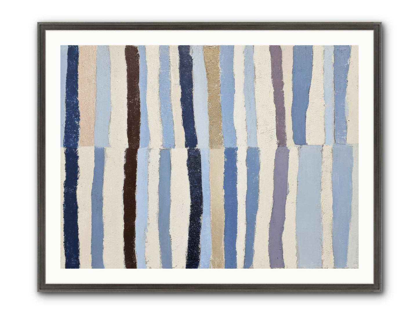 Jangle Framed Print - Slimwoods Black/Silver 40x30