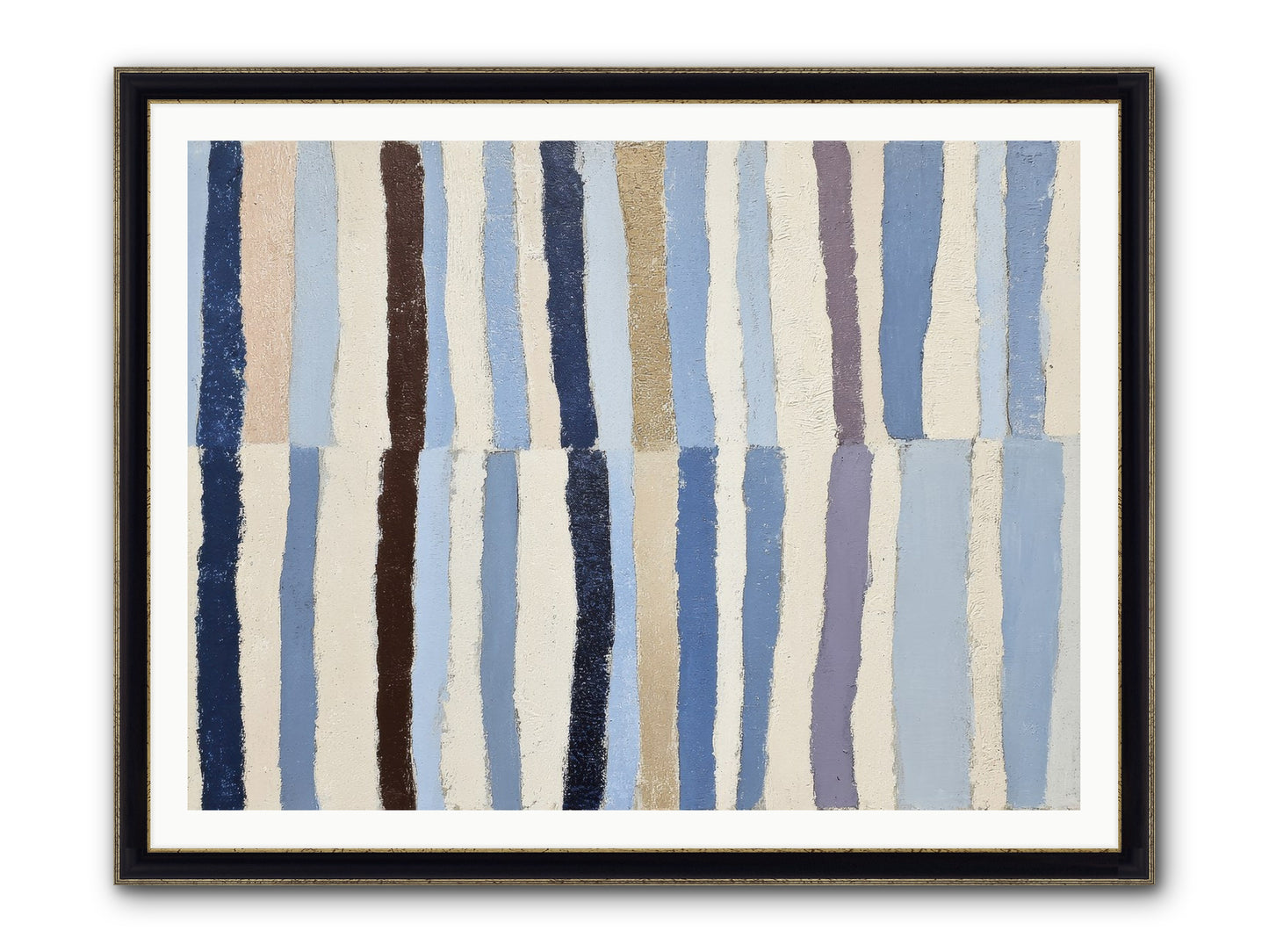 Jangle Framed Print - Black & Gold 48x36