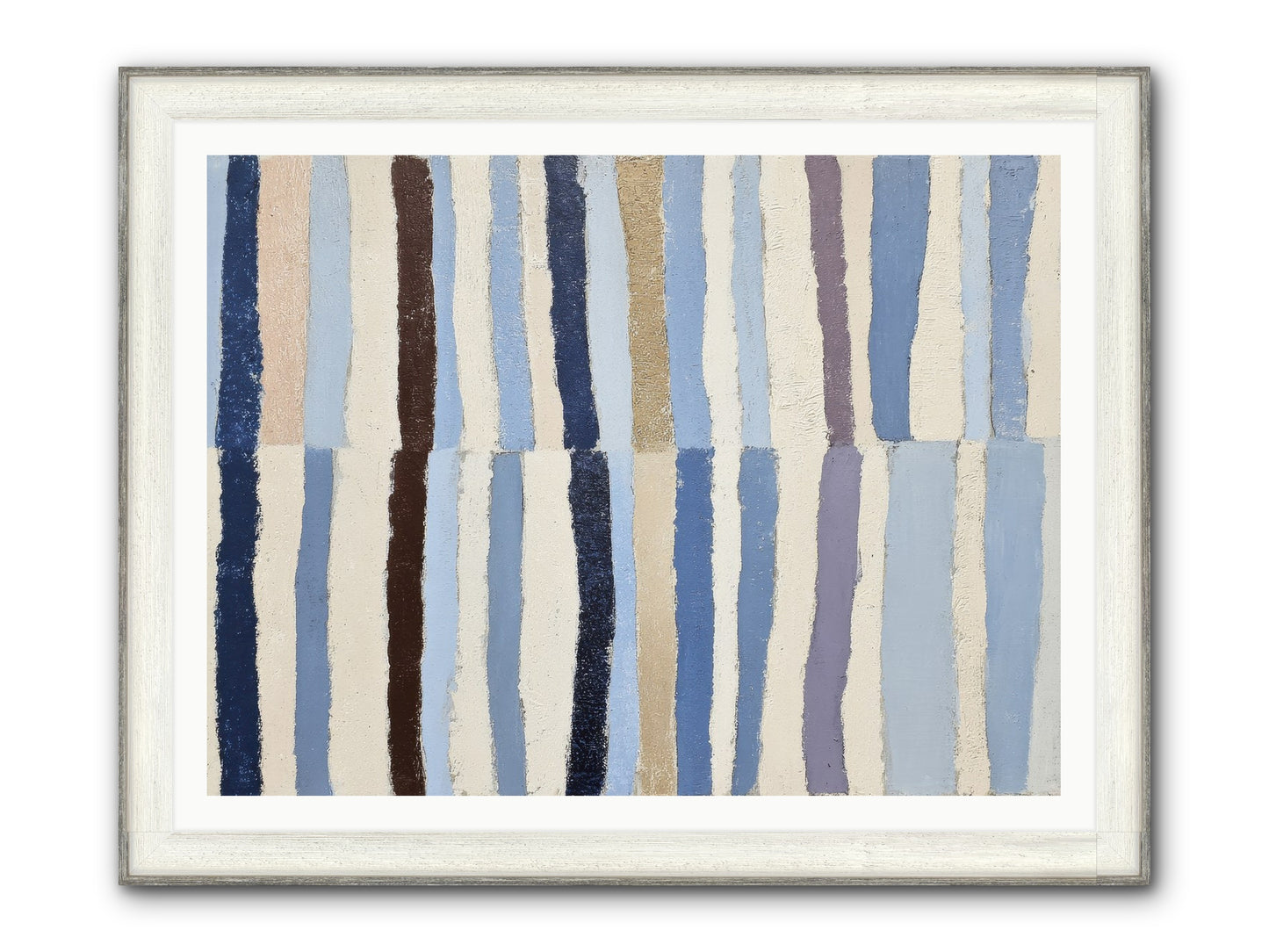 Jangle Framed Print - Driftwood White 48x36