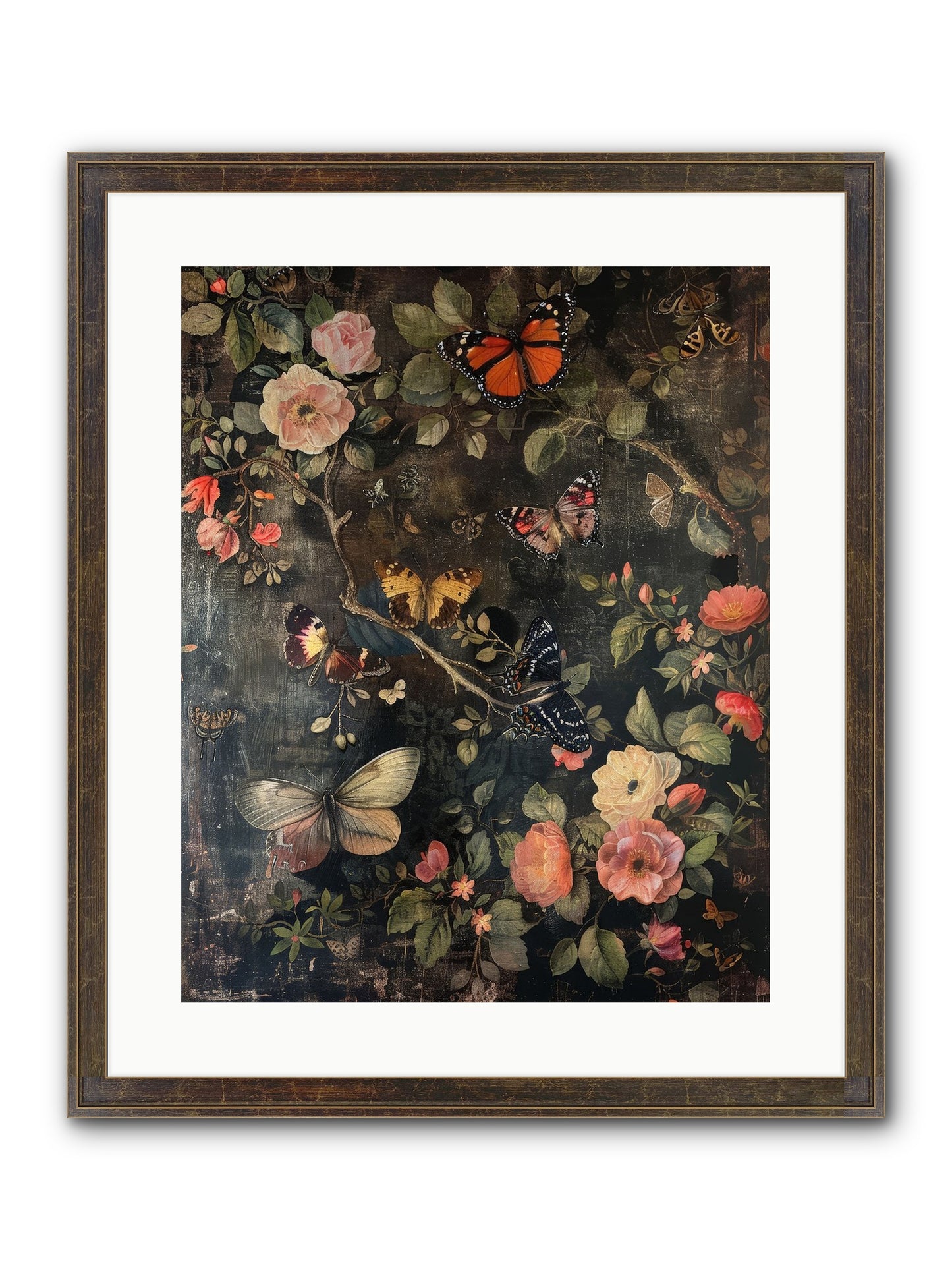 Jardin D'Automne Framed Print - Slimwoods Black/Gold 16x20