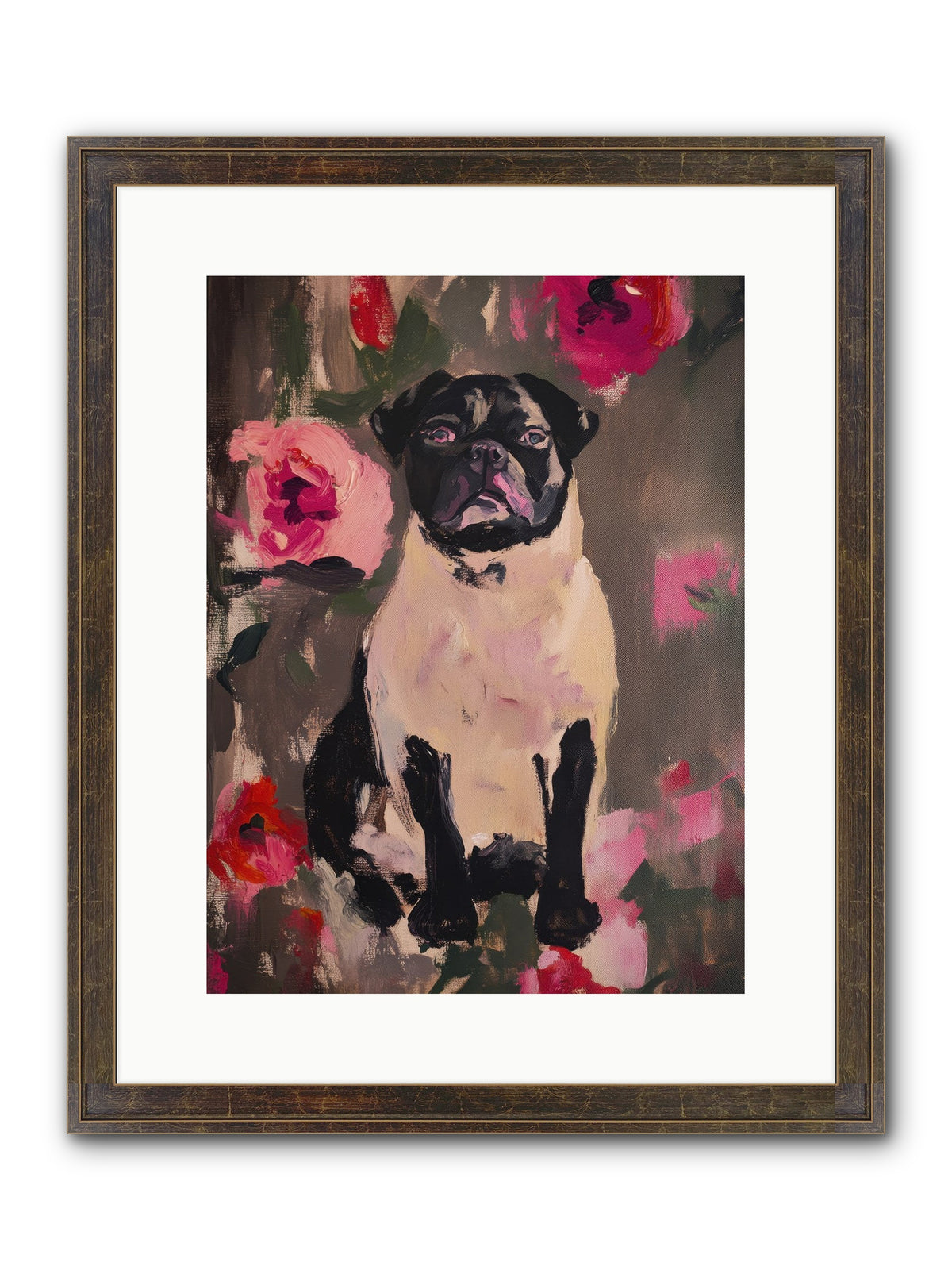 Jardin's Jewel Framed Print - Slimwoods Black/Gold 12x16