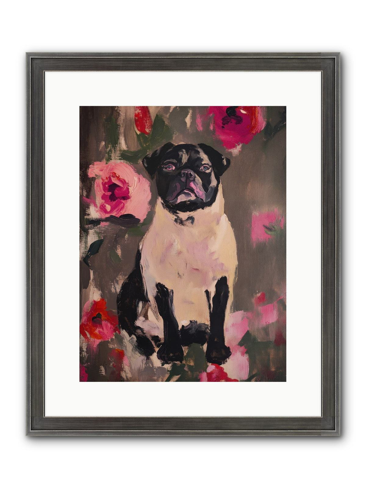 Jardin's Jewel Framed Print - Slimwoods Black/Silver 12x16