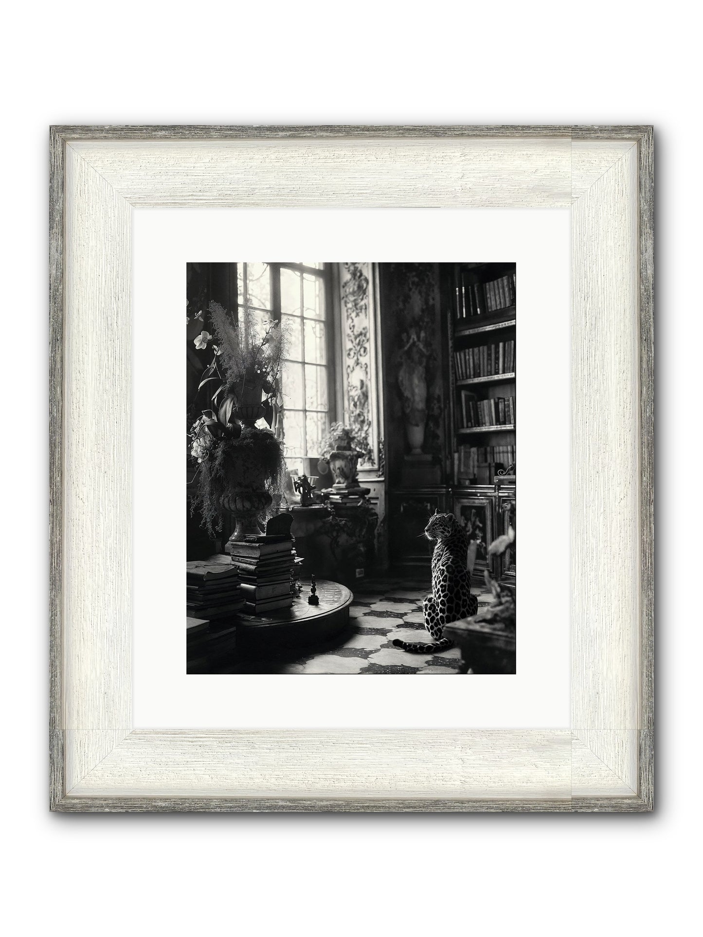 Jasper Framed Print - Driftwood White 12x15