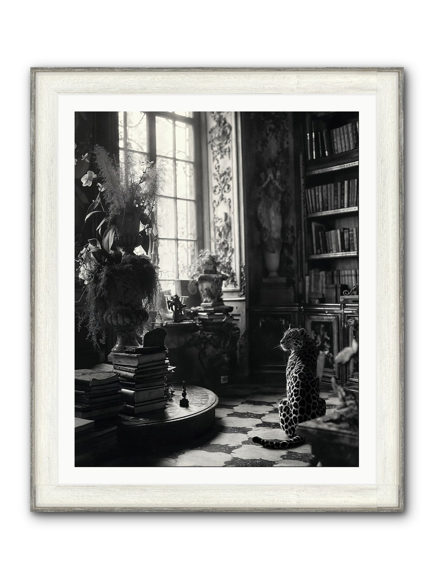 Jasper Framed Print - Driftwood White 32x40
