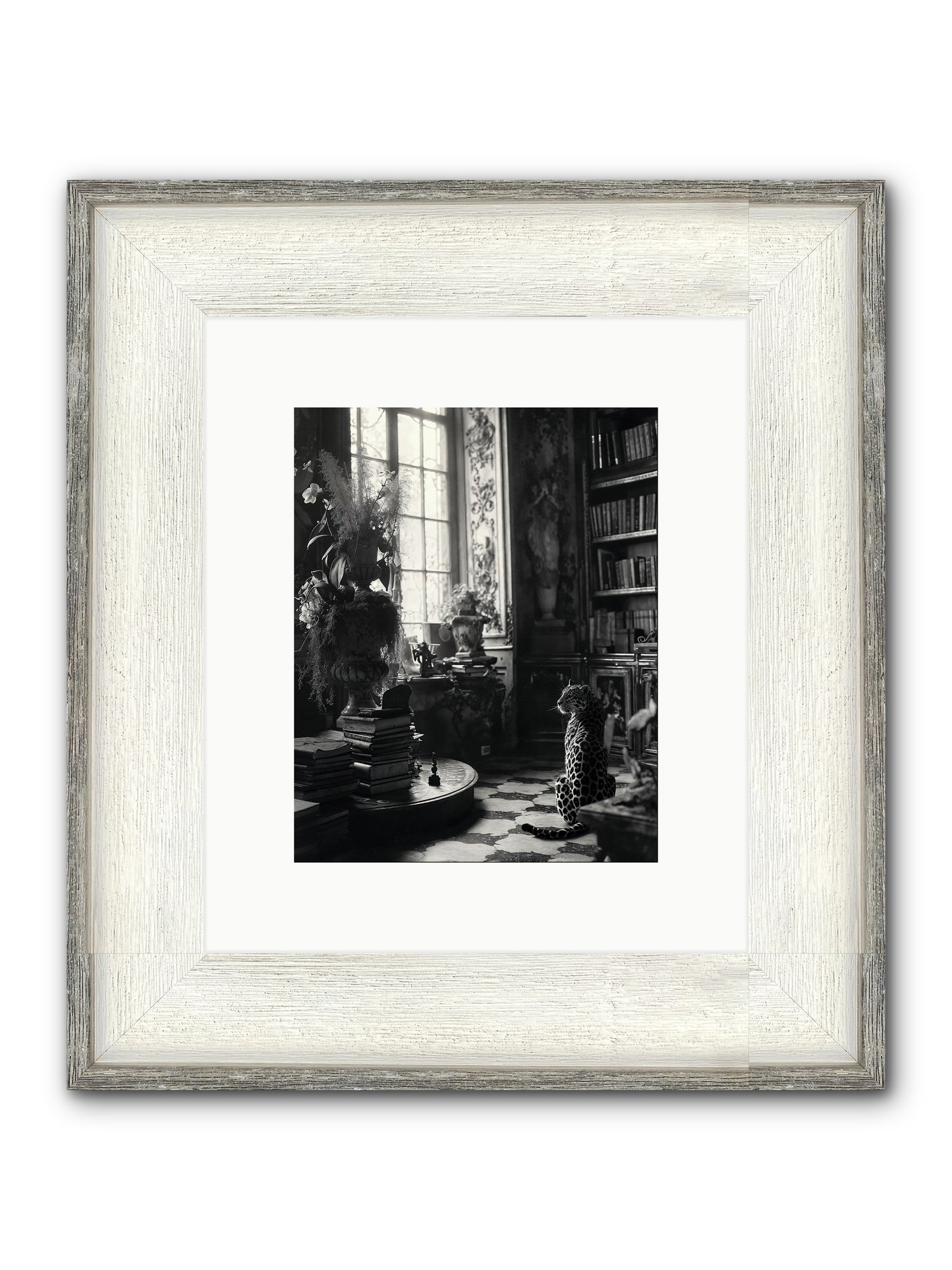 Jasper Framed Print - Driftwood White 8x10