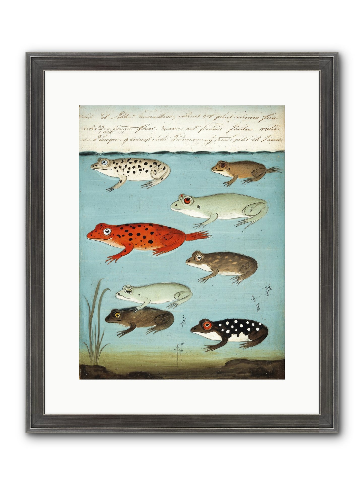 Jeweled Gathering Framed Print - Slimwoods Black/Silver 12x16