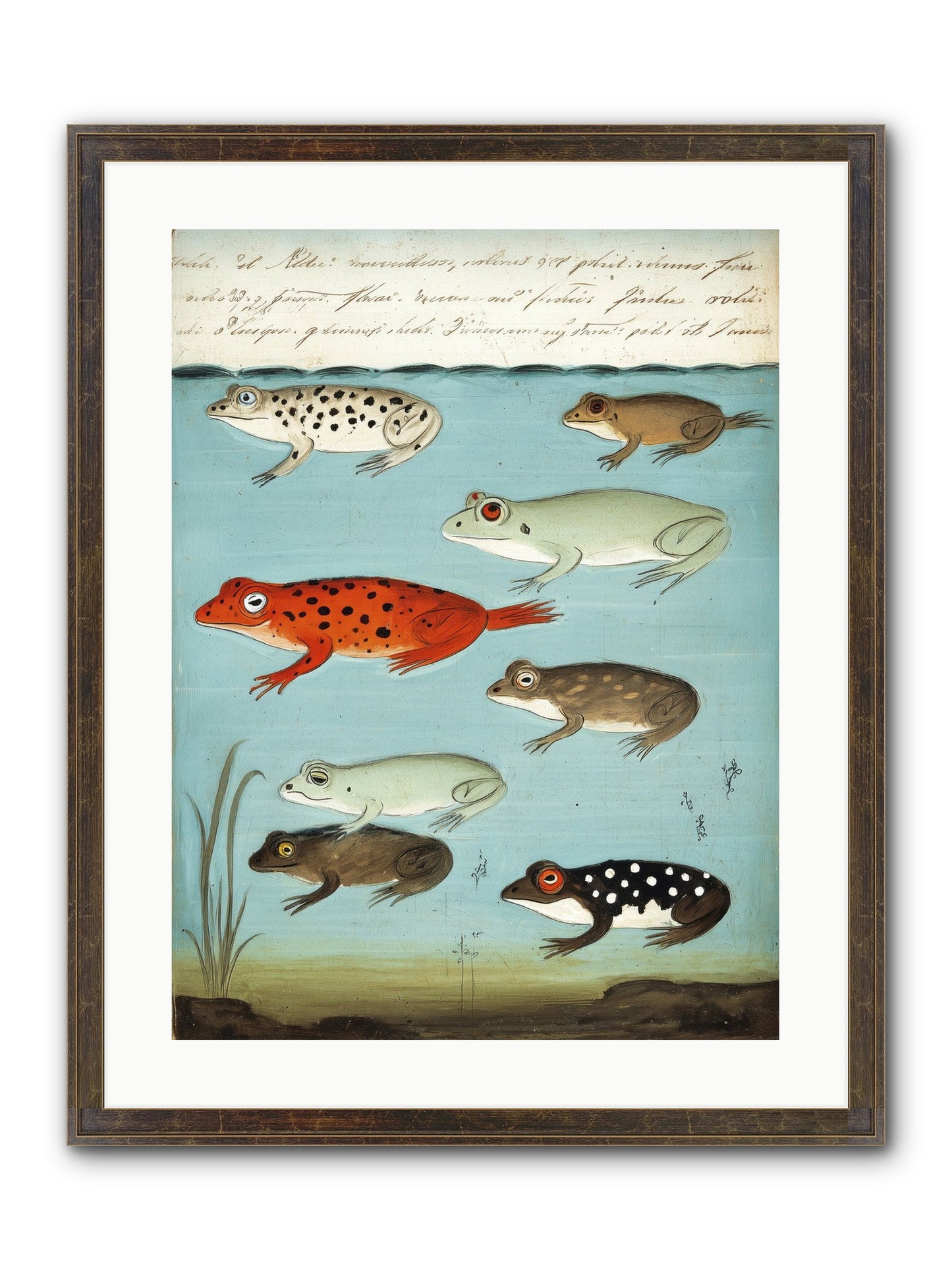 Jeweled Gathering Framed Print - Slimwoods Black/Gold 18x24